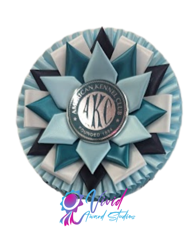 1.25" Wide - Pre-Cut 4" length - Standard Color Rosette Ribbon