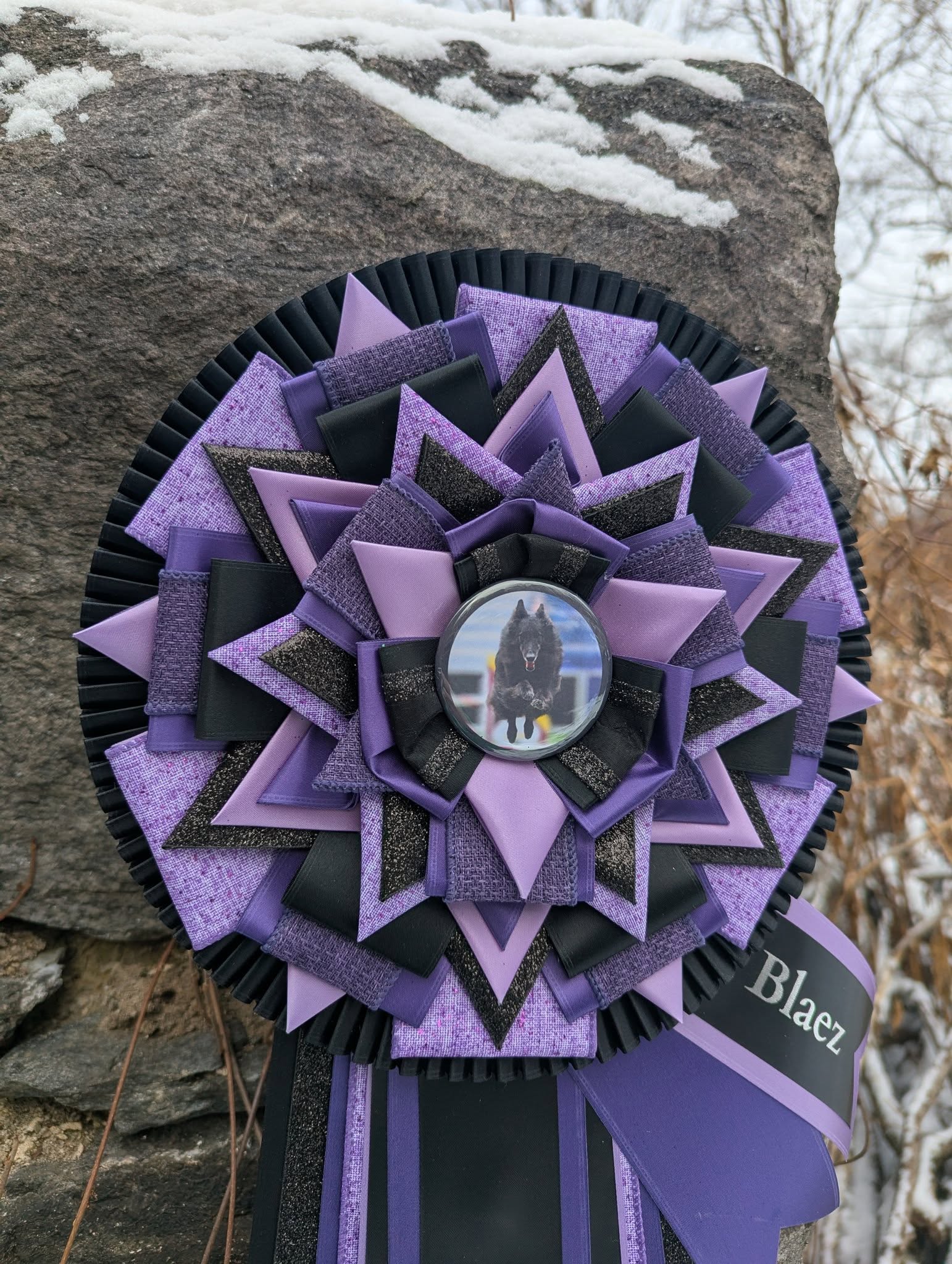 FEATURED: ROSETTE - "Fable" - Vivid Signature Style - Studio Finished Rosette - Various sizes