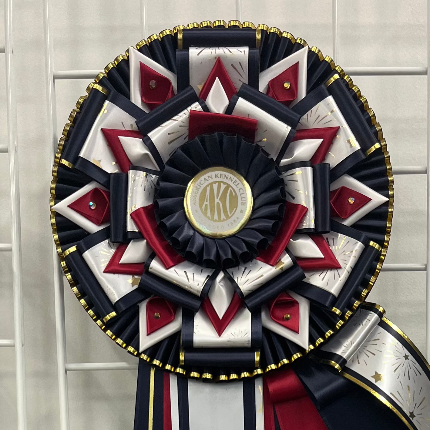ROSETTE - "Brandi" - Studio Finished Rosette - 12" x 36"