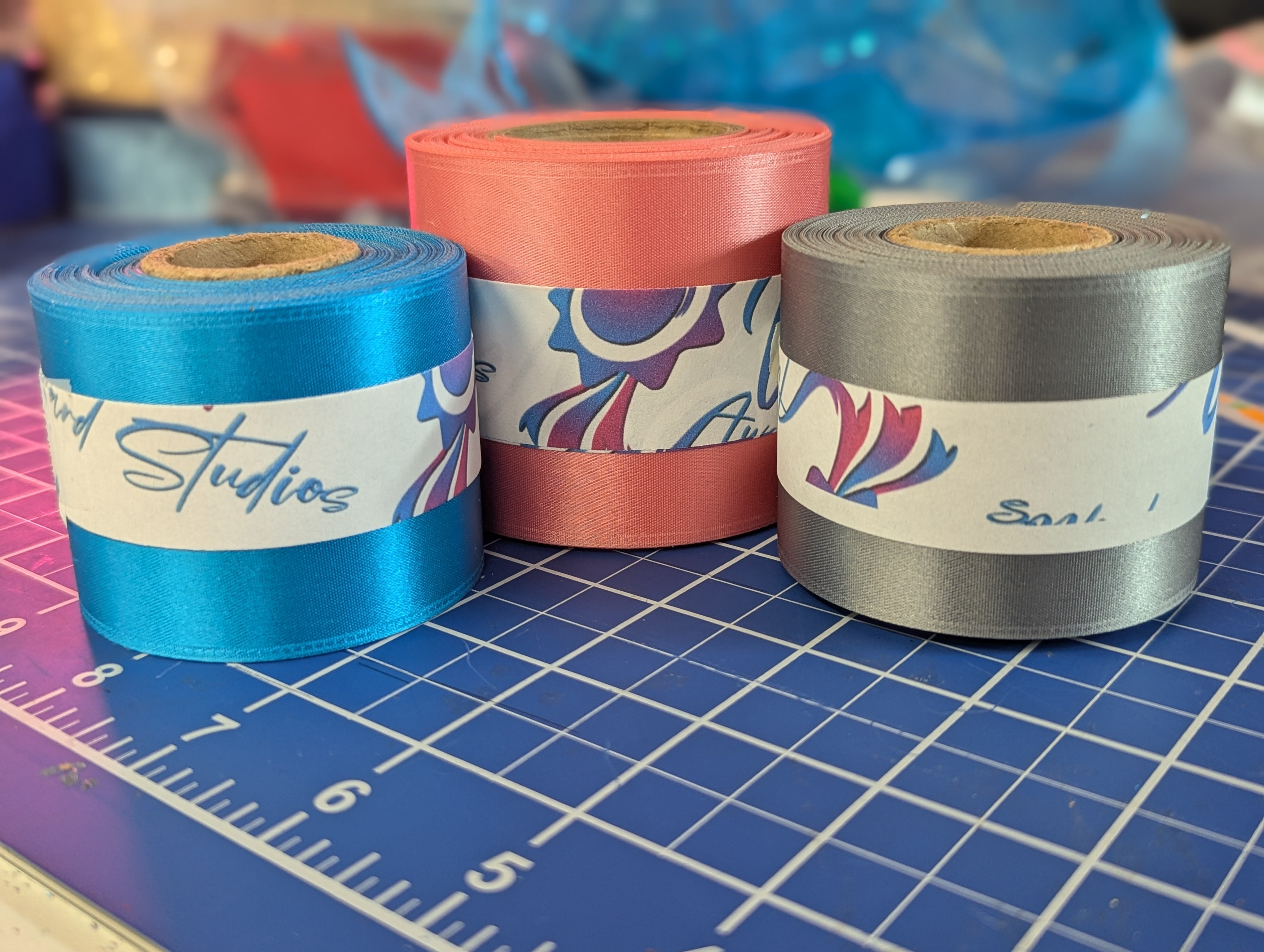 2" Wide - Standard Color Rosette Ribbon - 10 yard rolls