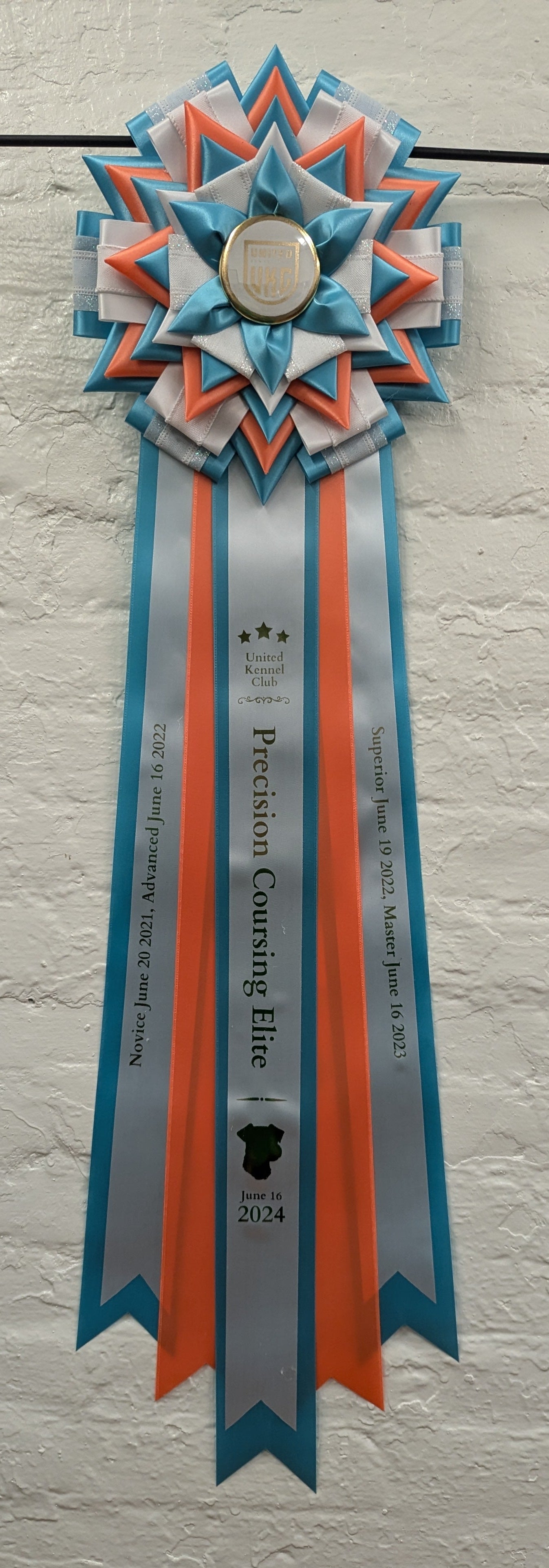 ROSETTE - "Holly" - Studio Finished Rosette - 9" × 28"