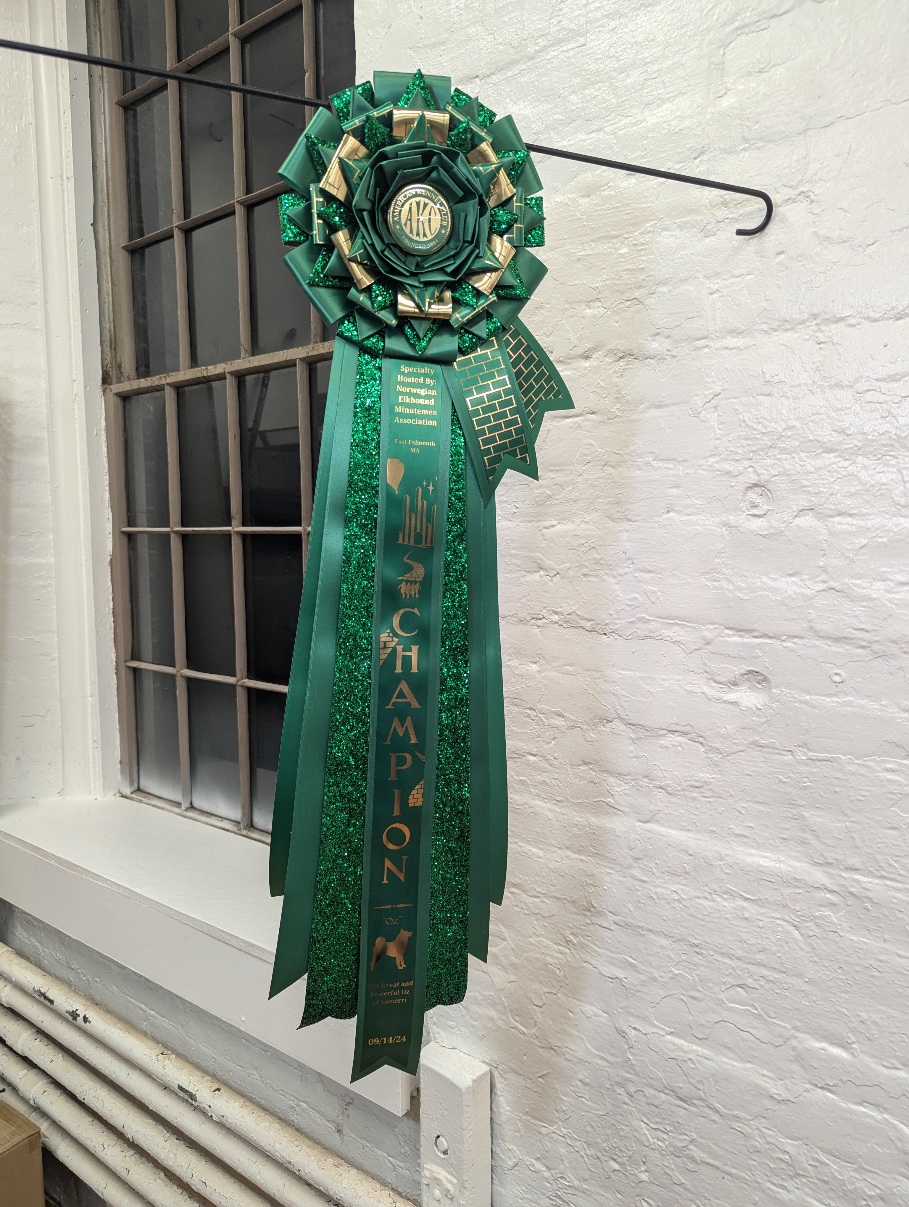 ROSETTE - "Henry" - Studio Finished Rosette - 10" x 30"