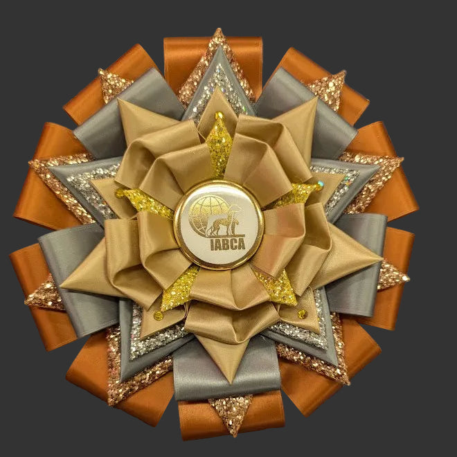 ROSETTE - "Gigi" - Studio Finished Rosette - 9.5" × 30"