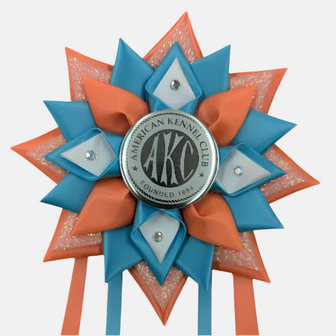 ROSETTE - "Starla" - Studio Finished Rosette or Digital Instructions - 7.5" x 22"