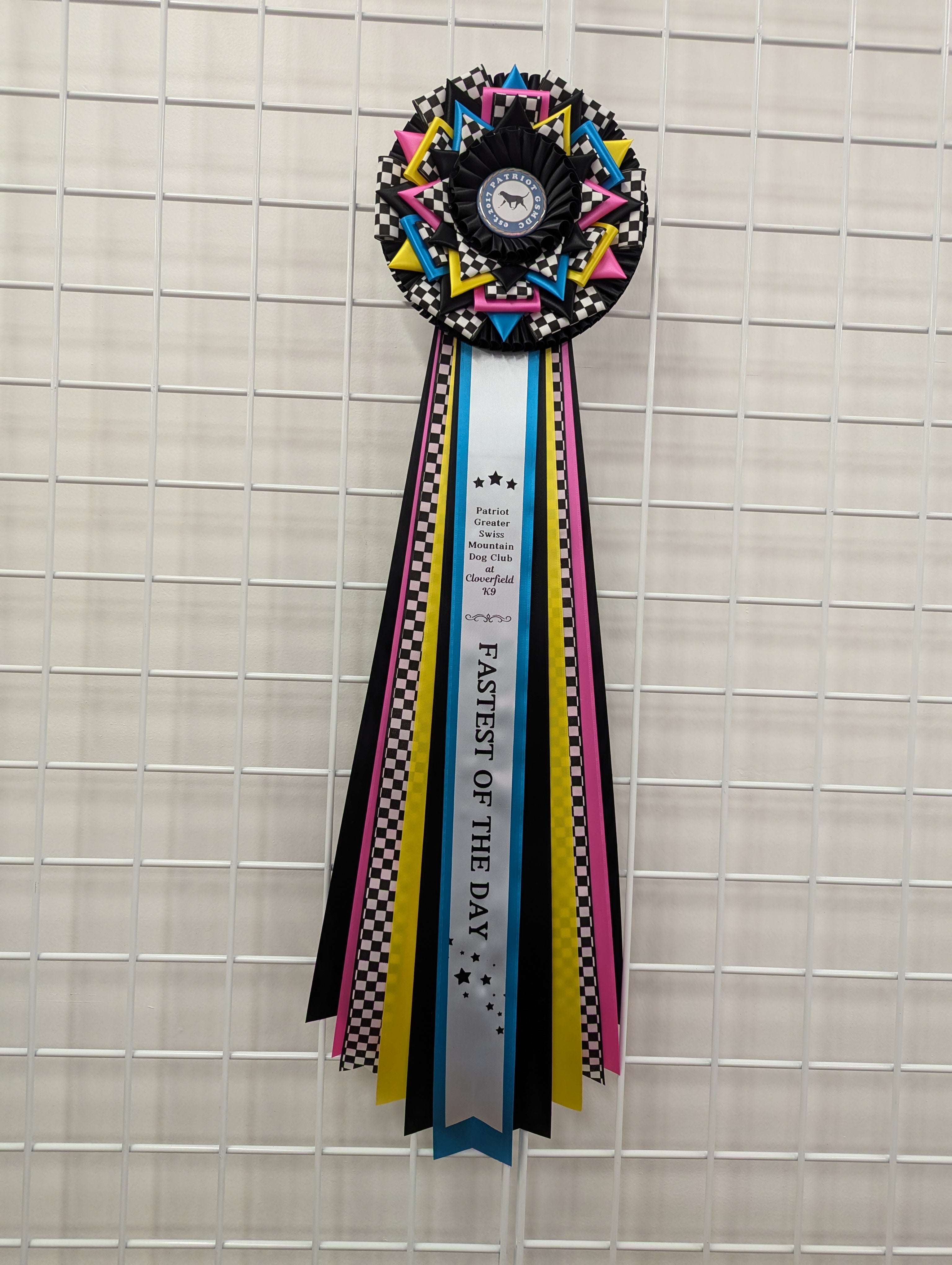 ROSETTE - "Hugo" - Studio Finished Rosette - 8.5" x 26"