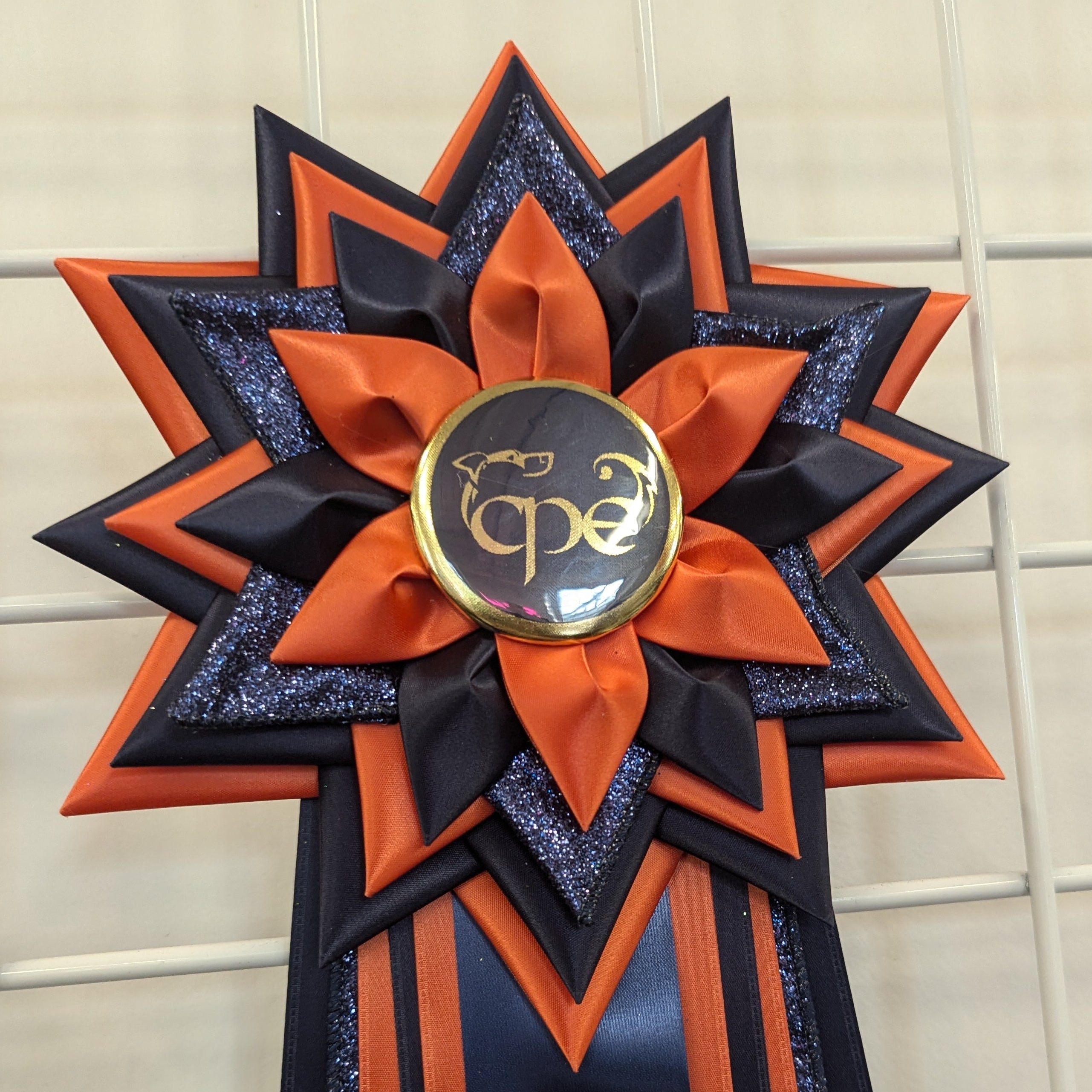 ROSETTE - "Tucker" - Studio Finished Rosette - 8" × 24"