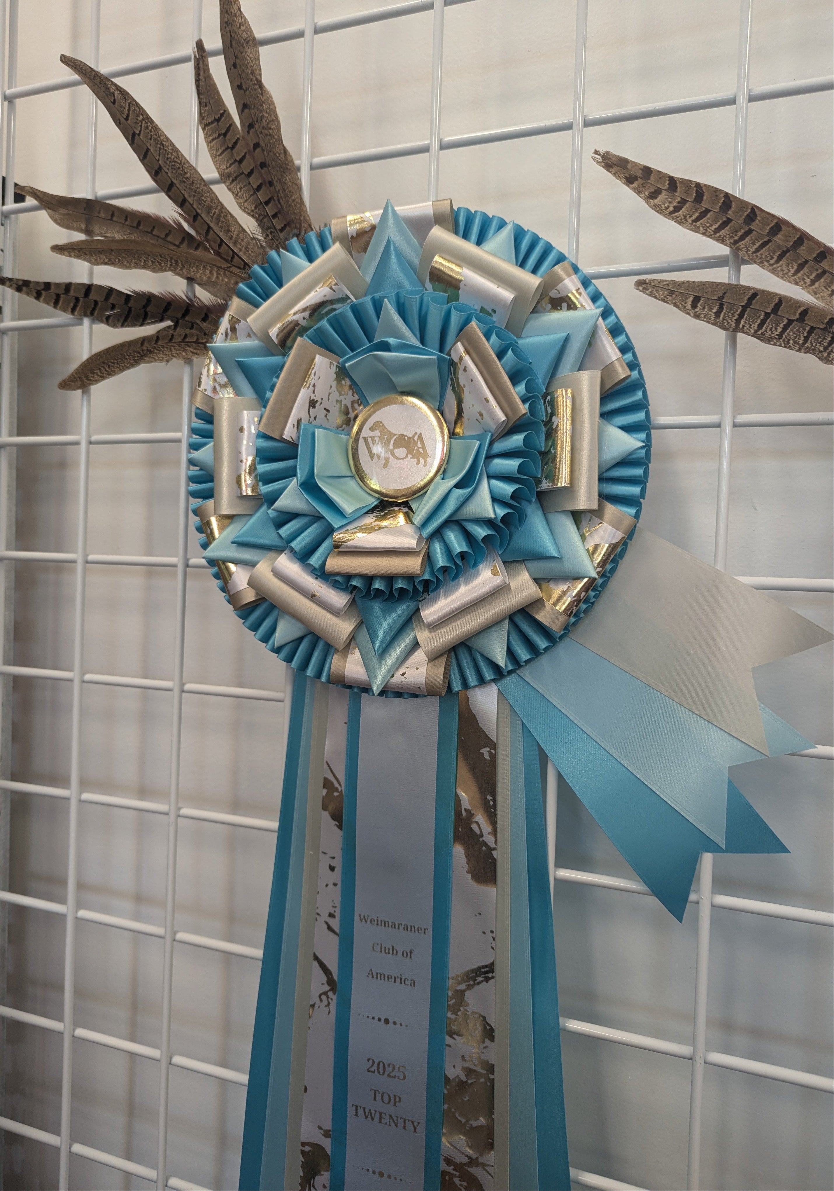 ROSETTE - "Cleo" - Studio Finished Rosette - 8" × 24", 10" x 30"
