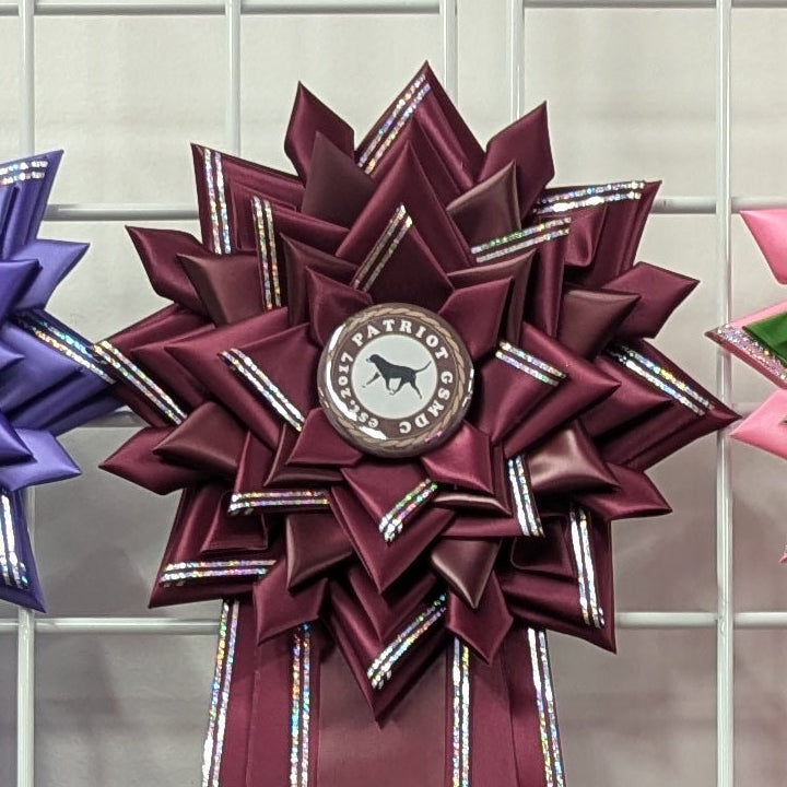 ROSETTE - "Stella" - Studio Finished Rosette - 9"x 28"