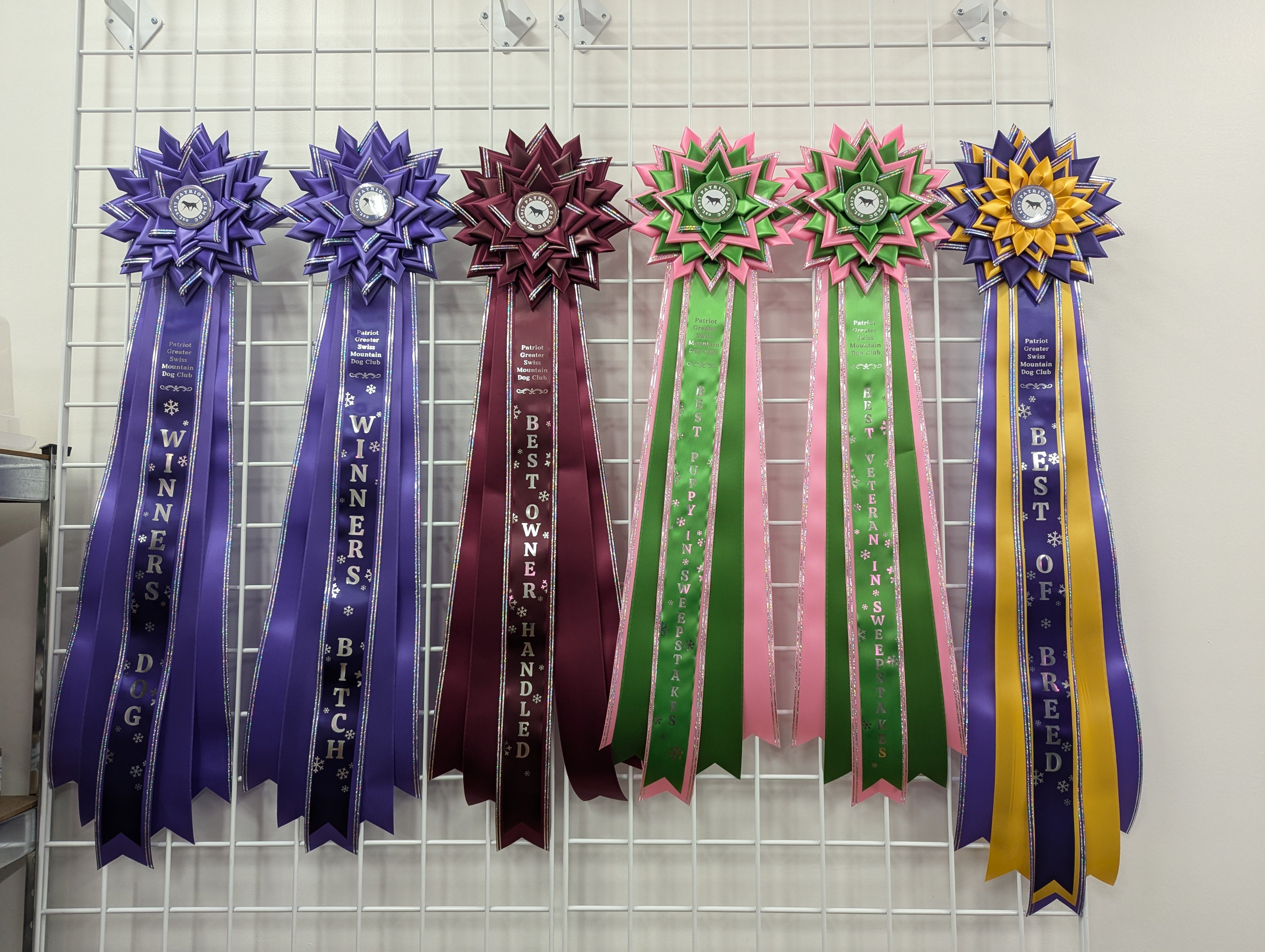 ROSETTE - "Stella" - Studio Finished Rosette - 9"x 28"