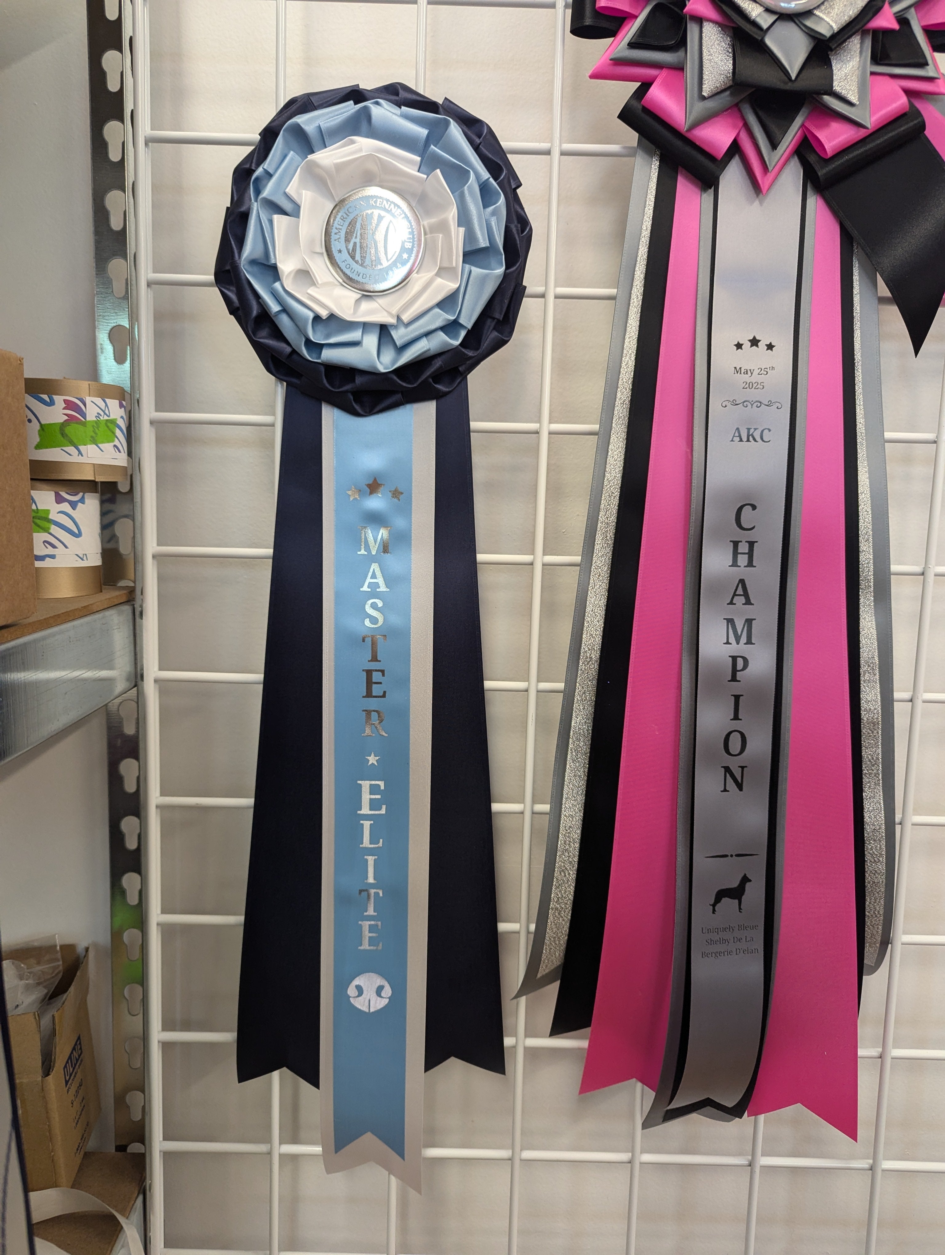 FEATURED: ROSETTE - "Rosalie" - Studio Finished Rosette - 6.5"x20"