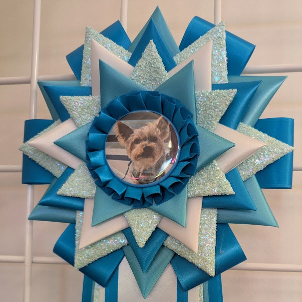 ROSETTE - "Teddy" - Studio Finished Rosette - 8.5" x 24"