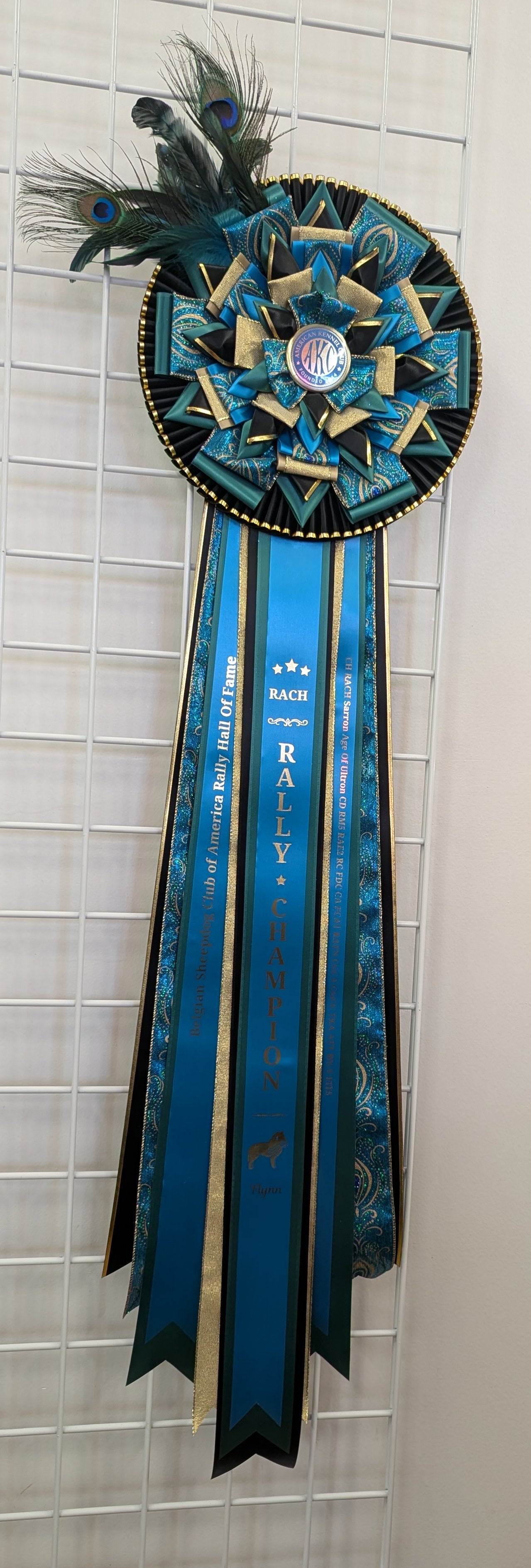 ROSETTE - "Ash" - Studio Finished Rosette - 10.5 x 32"