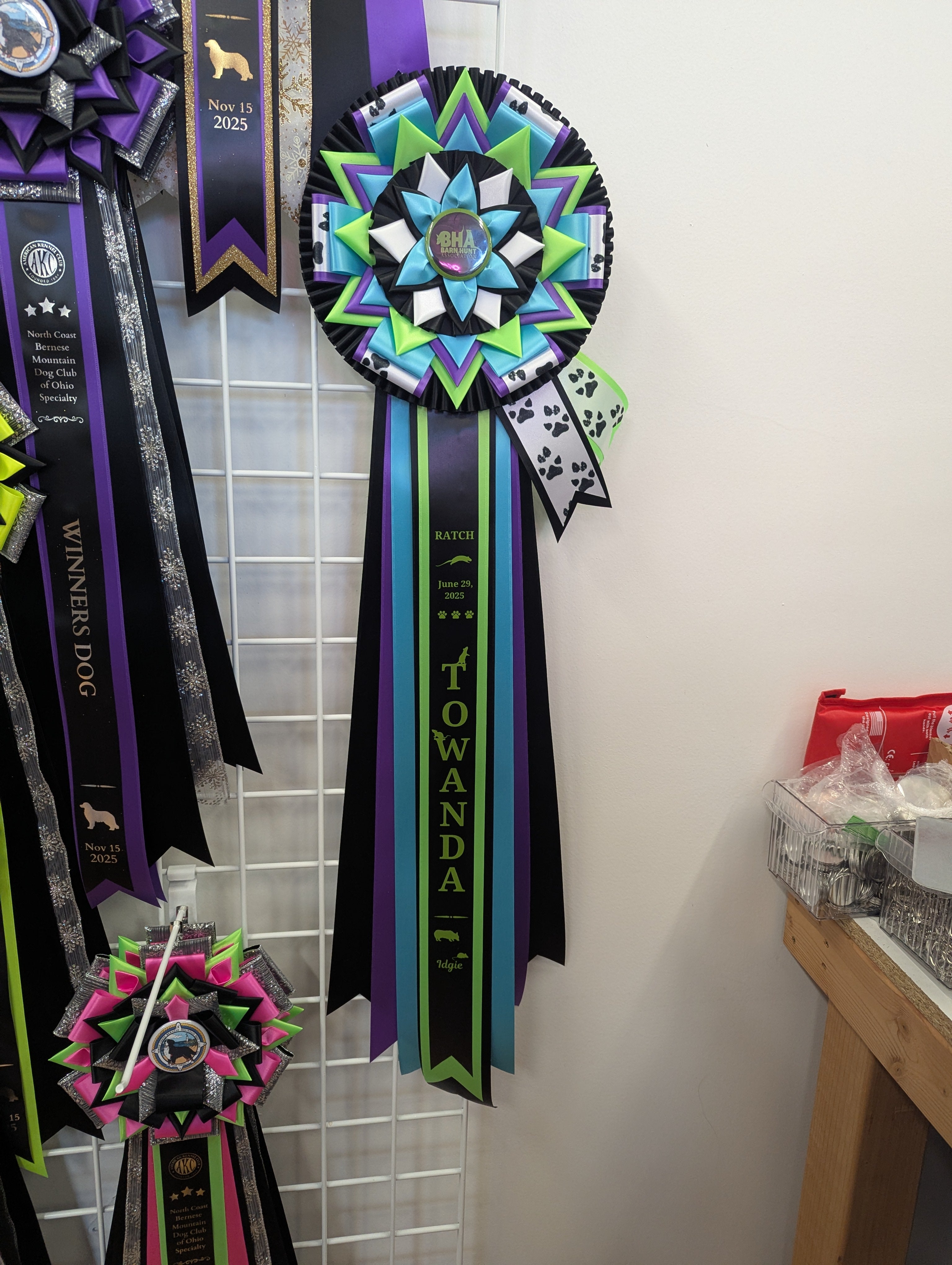 Custom Award Rosette Deposit - UPCYCLING - READ ENTIRE DESCRIPTION