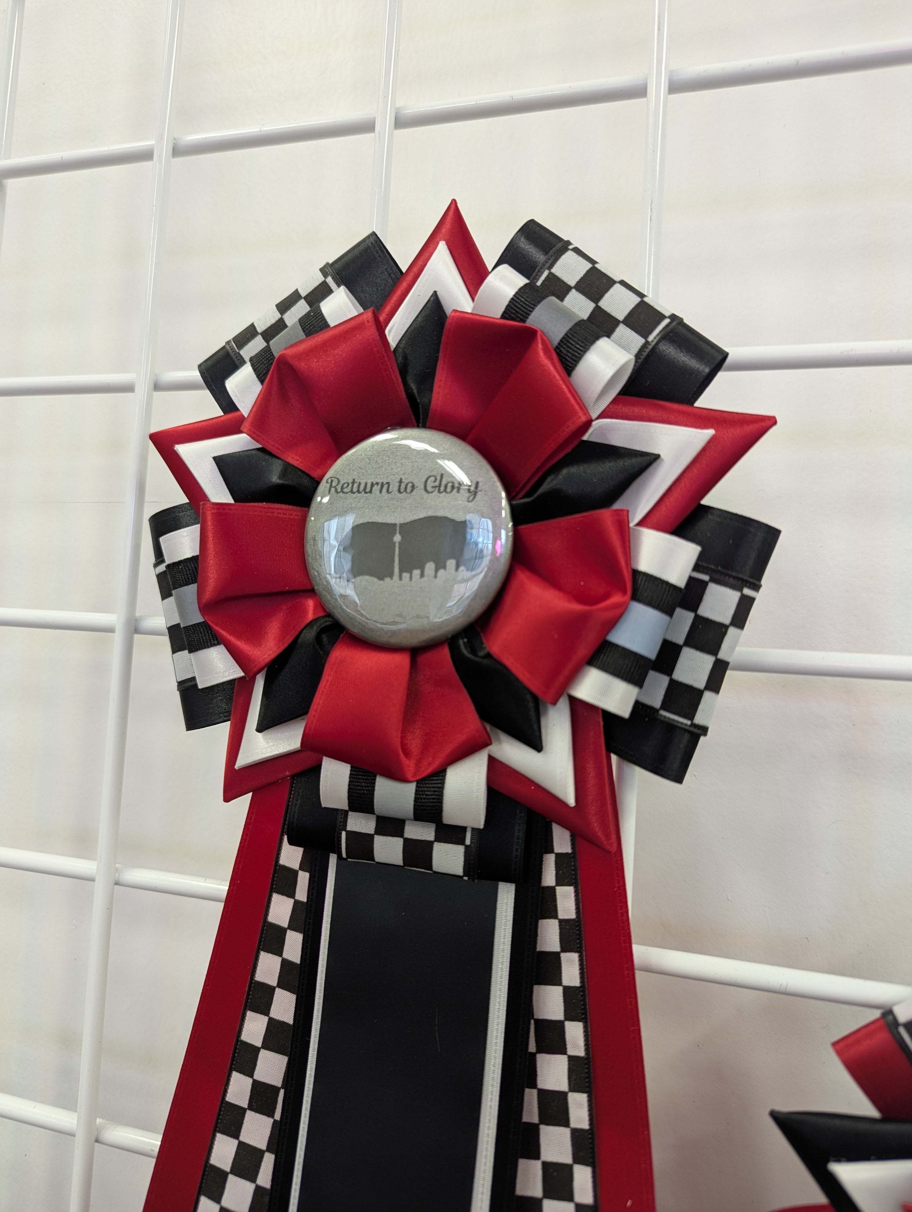 ROSETTE - "Enzo" - Studio Finished Journey Rosette - 6.5" x 18"