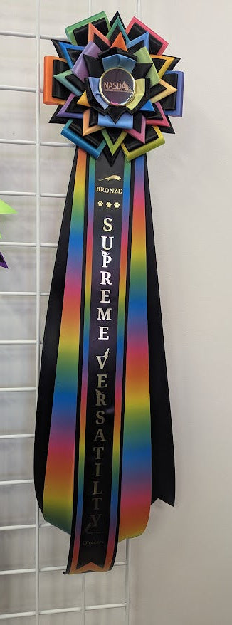 FEATURED: ROSETTE - "Fable" - Vivid Signature Style - Studio Finished Rosette - Various sizes