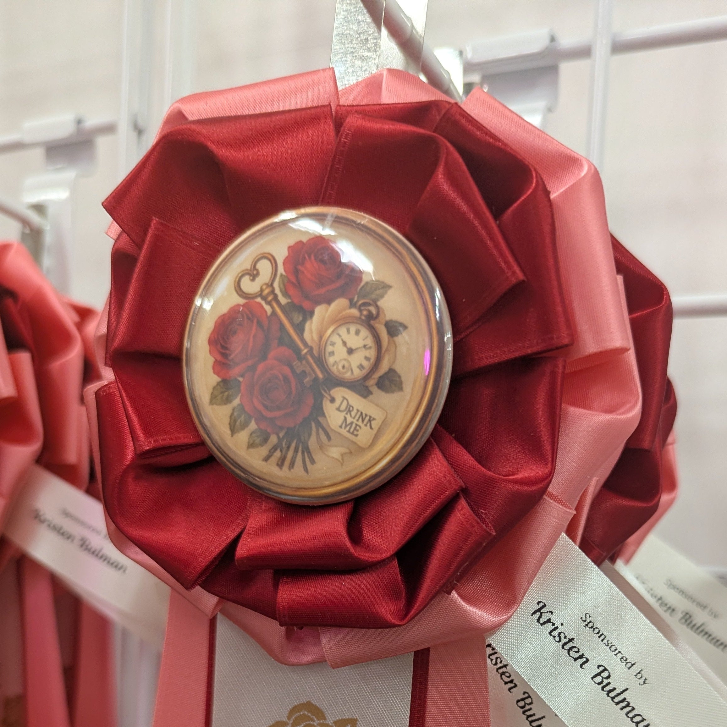 ROSETTE - "Nellie" - Studio Finished Rosette - 5.5" × 14"