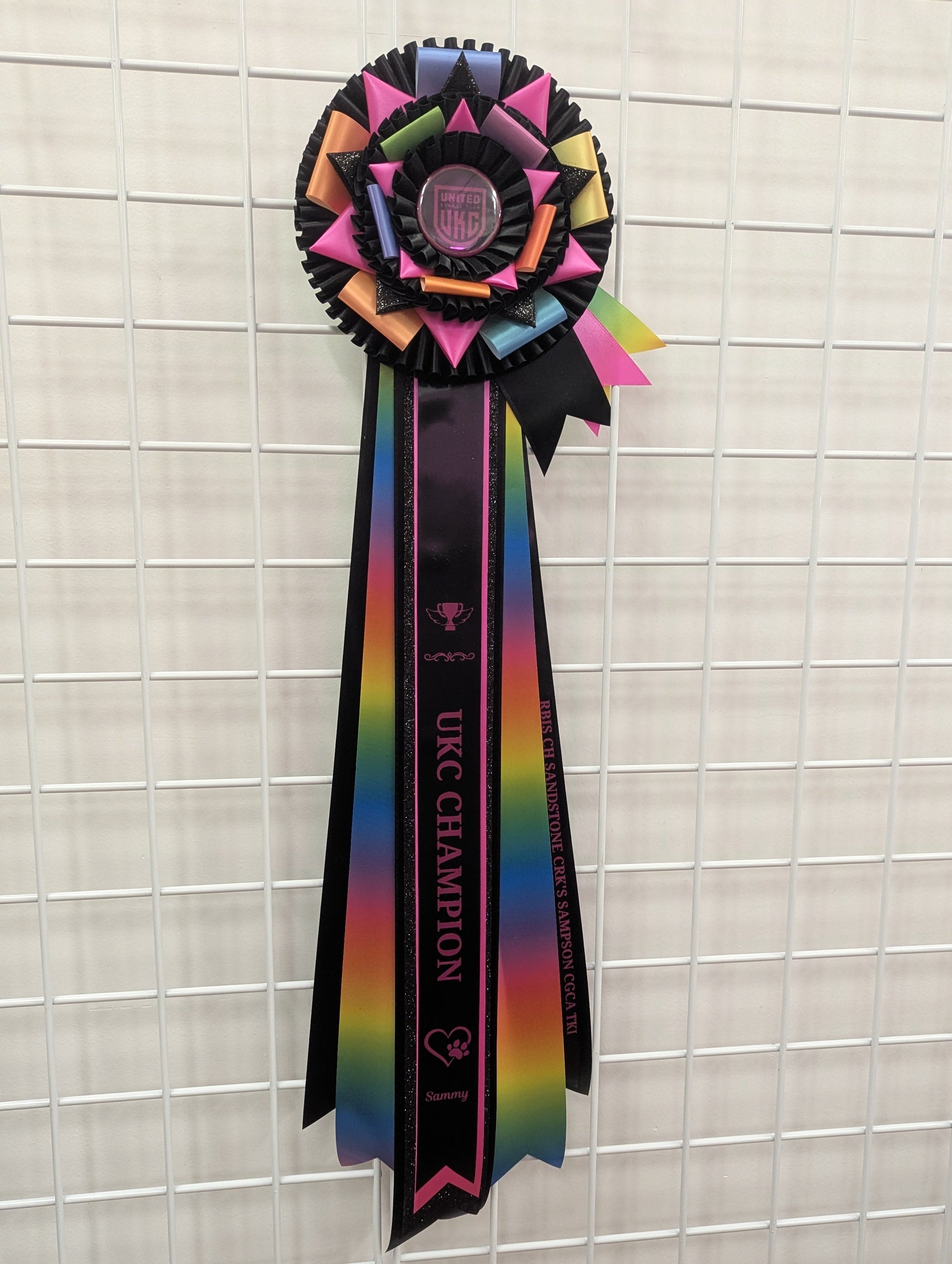 RIBBON - Rainbow Rosette Ribbon Rolls