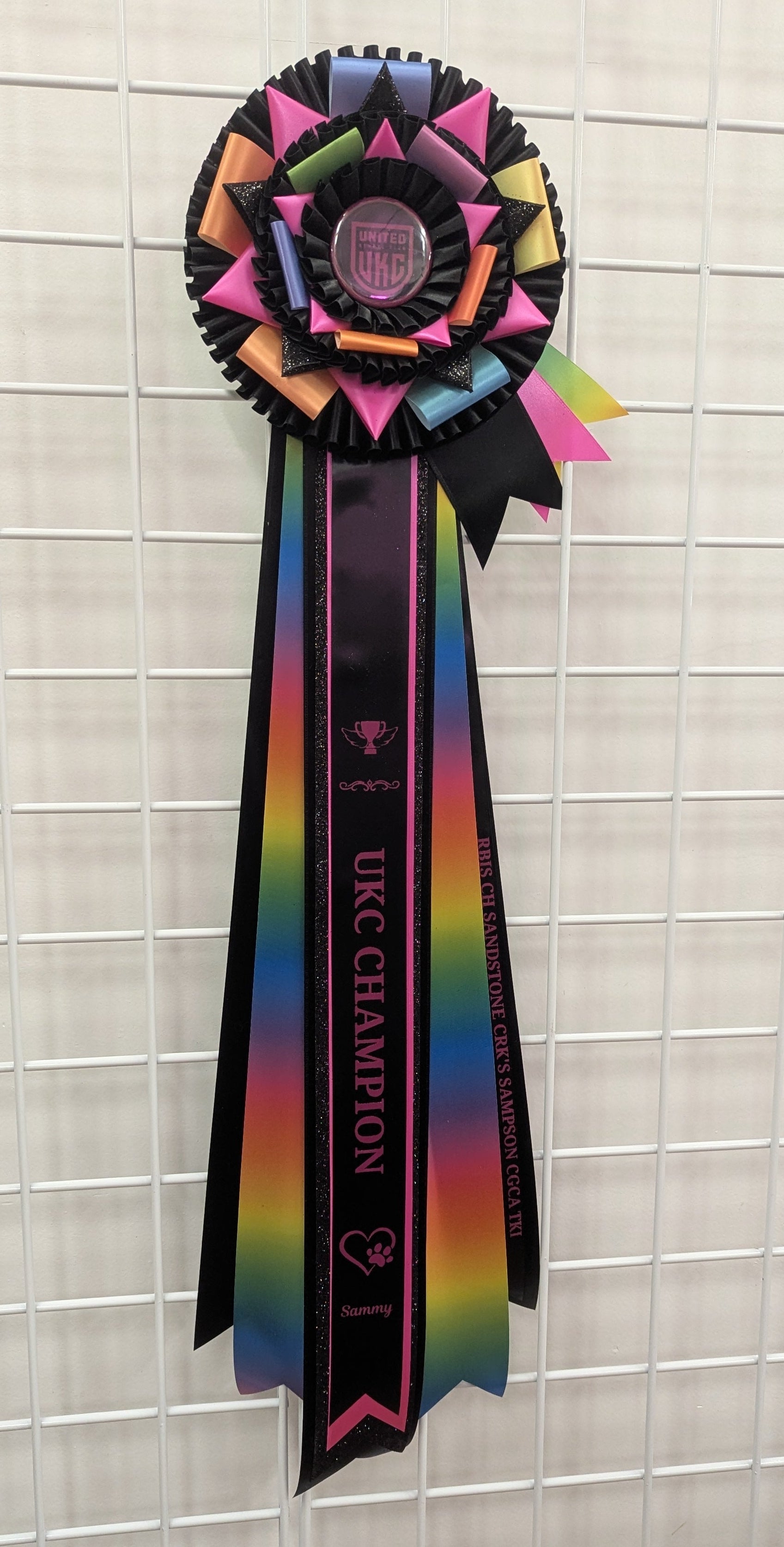 ROSETTE - "Alice" - Studio Finished Rosette - 8.5" x 26"