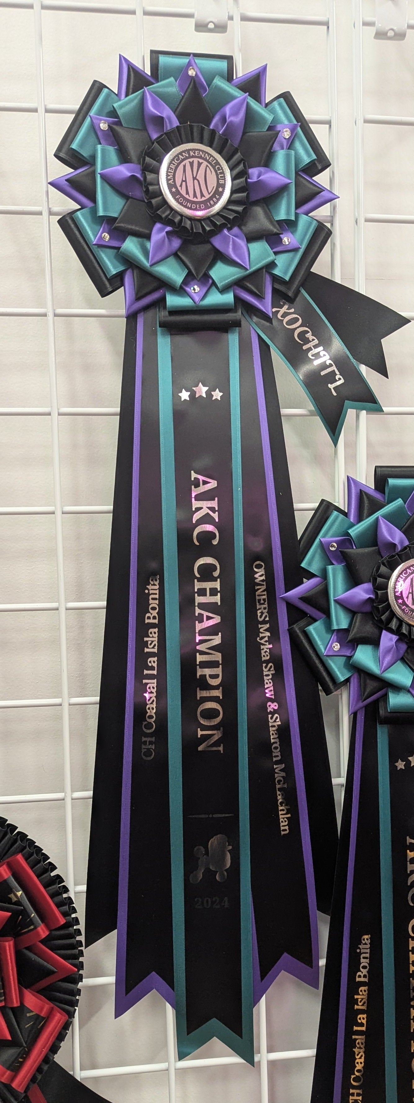 ROSETTE - "Lacey" - Studio Finished Rosette - 9" × 28"