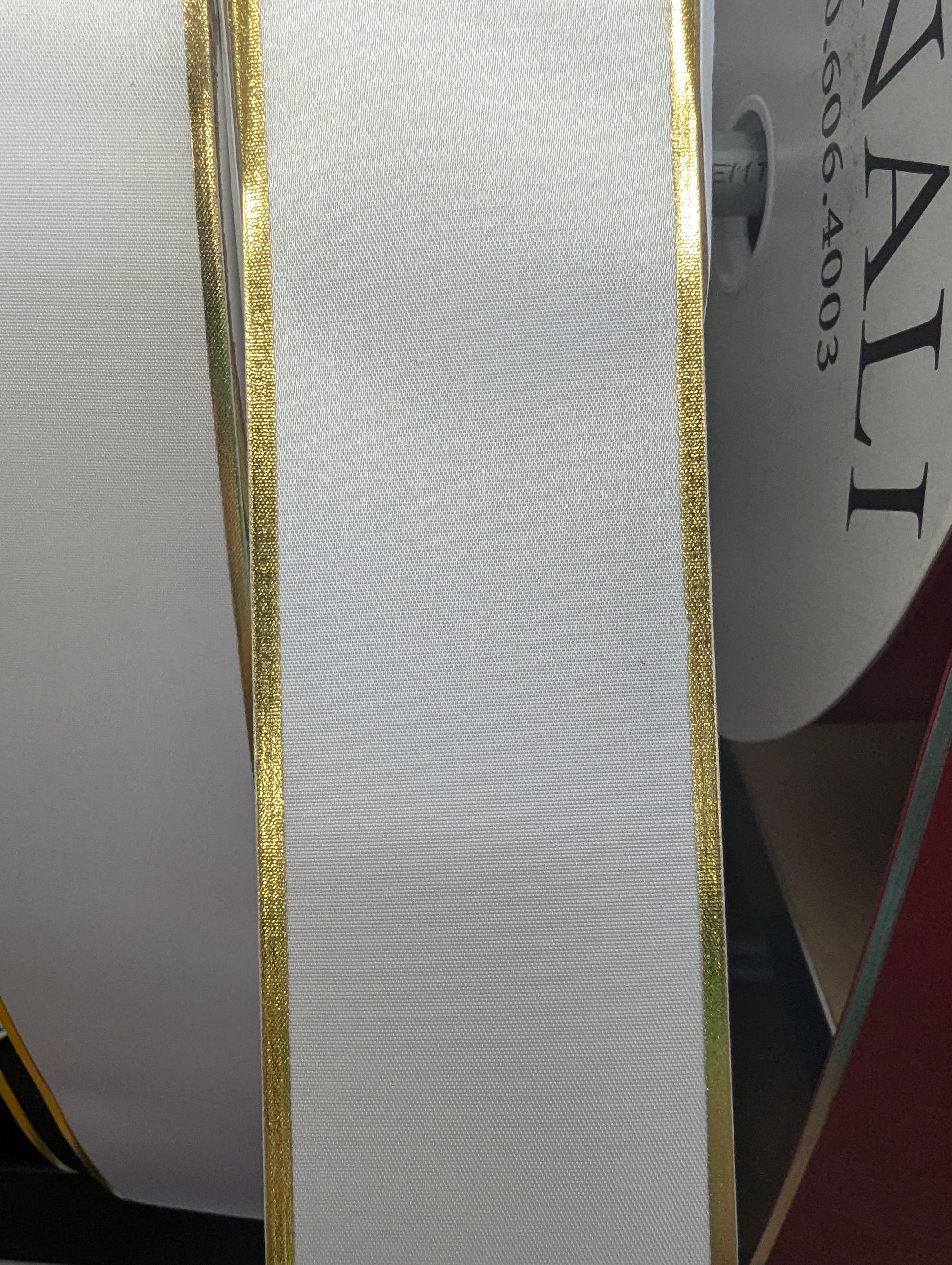 2.5" Wide - Foil Edge Rosette Ribbon - 10 yard rolls