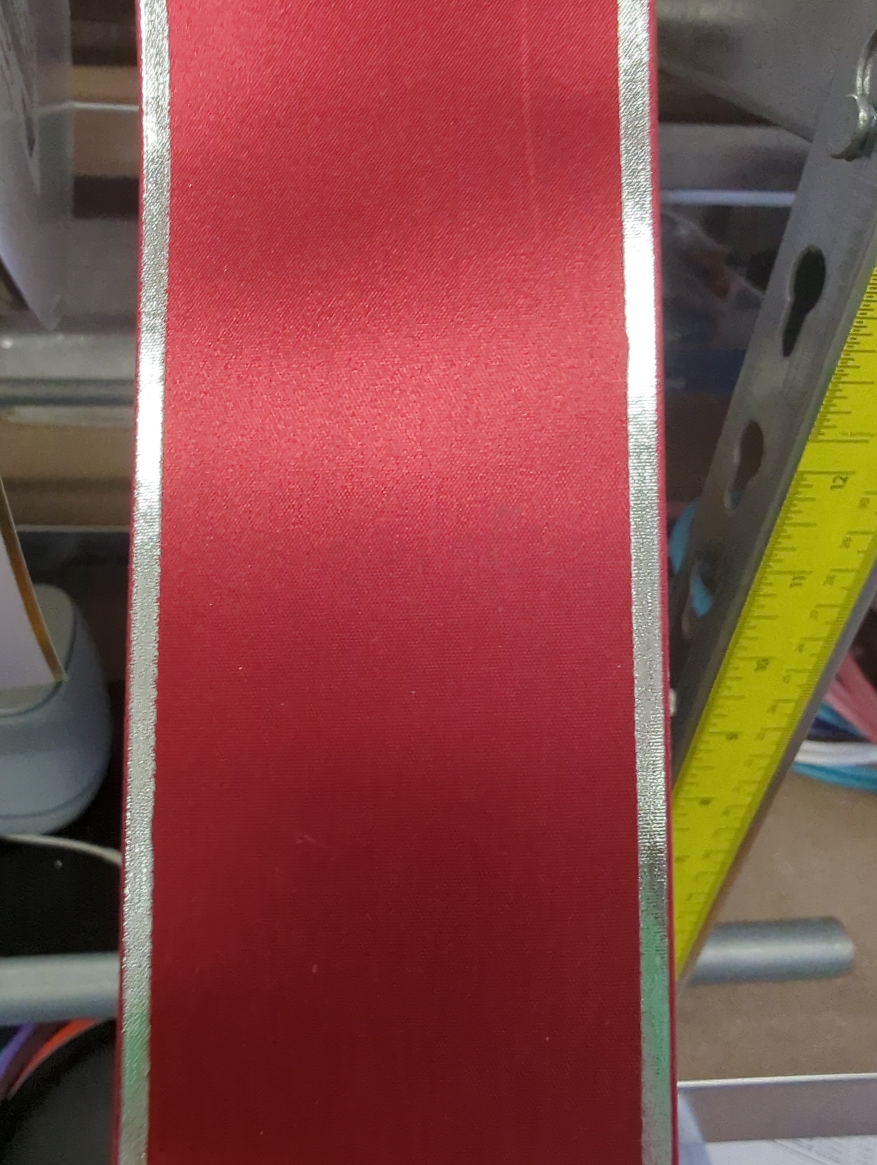 2.5" Wide - Foil Edge Rosette Ribbon - 10 yard rolls