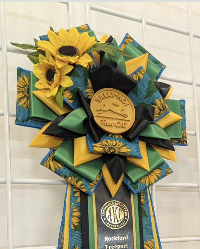 FEATURED:  ROSETTE - "Flora" - Studio Finished Rosette or Digital Instructions - 8.5"x24", 7.5x22", 6.5x18