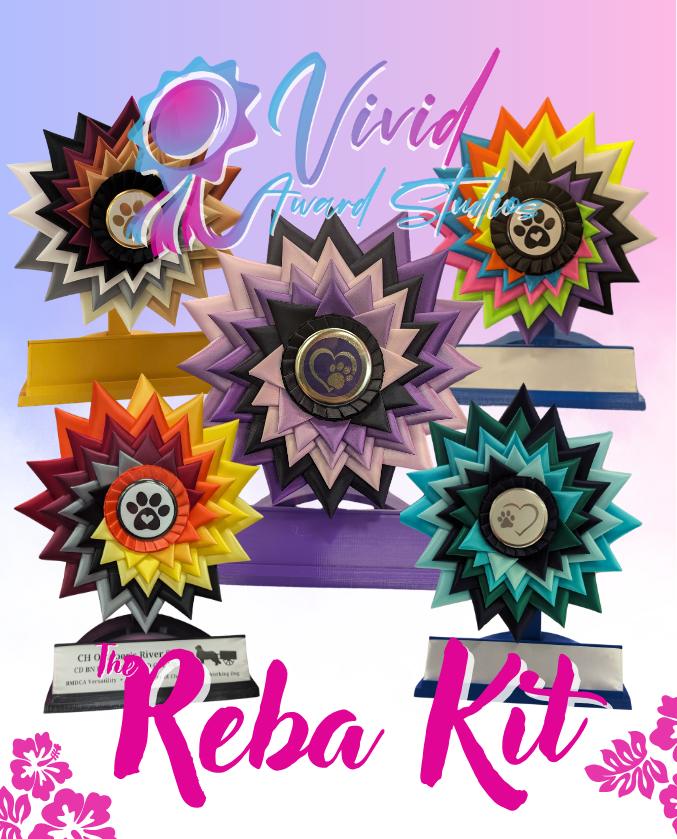 KIT - Vivid Create-it Academy -  "Reba" - 10" Intermediate DIY Ribbon