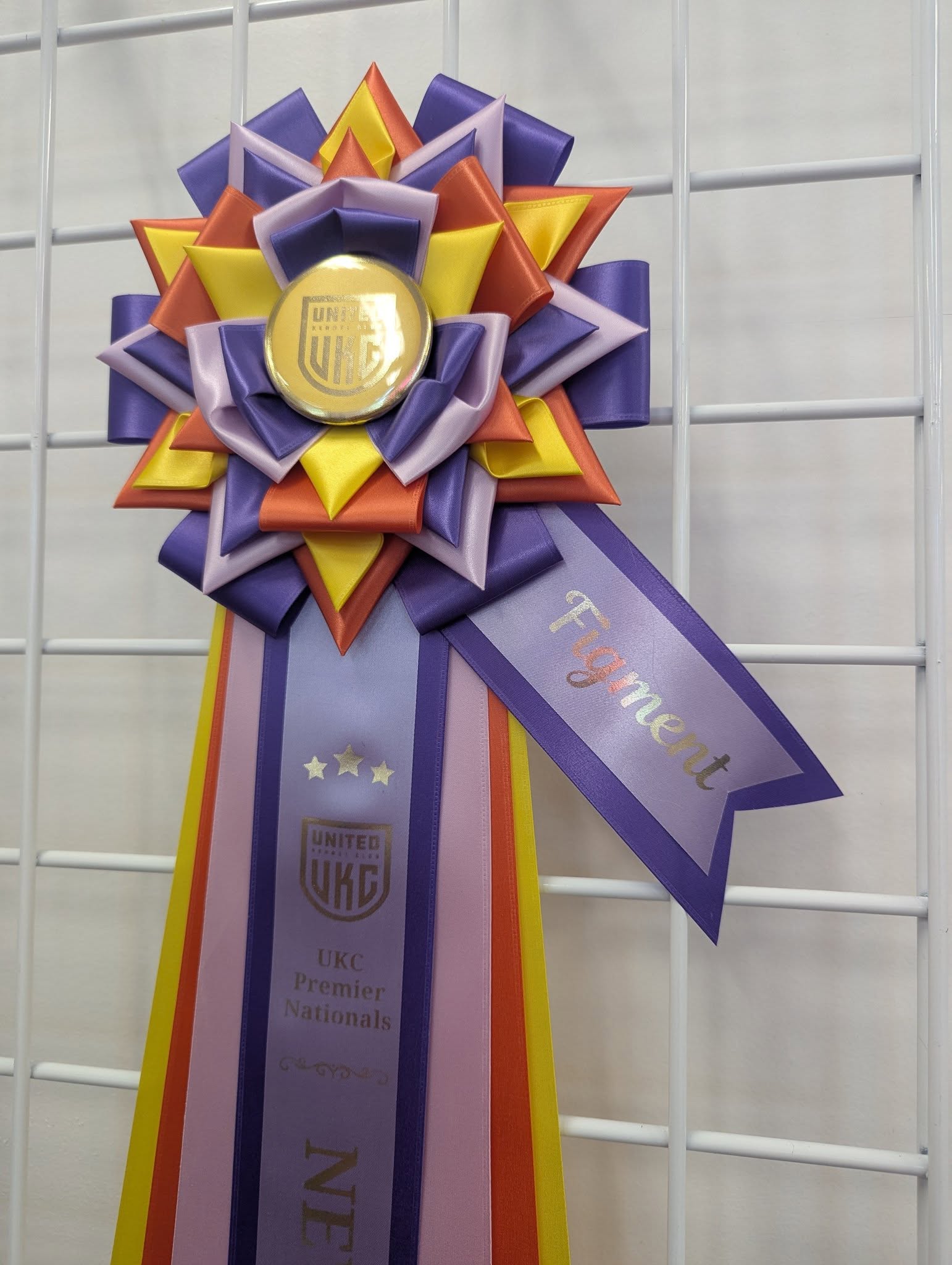 FEATURED:  ROSETTE - "Fable" - Vivid Signature Style - Studio Finished Rosette - Various sizes