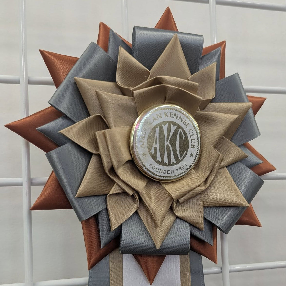 ROSETTE - "Frankie" - Studio Finished Rosette - 9" × 28"