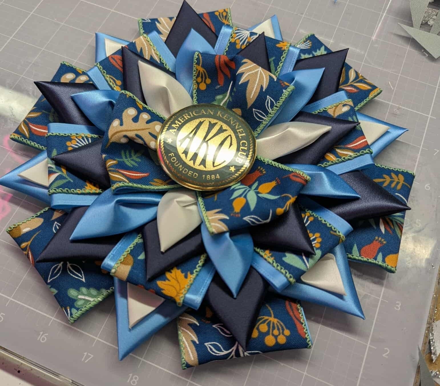 ROSETTE - "Fig" - Studio Finished Rosette - 9" × 28"