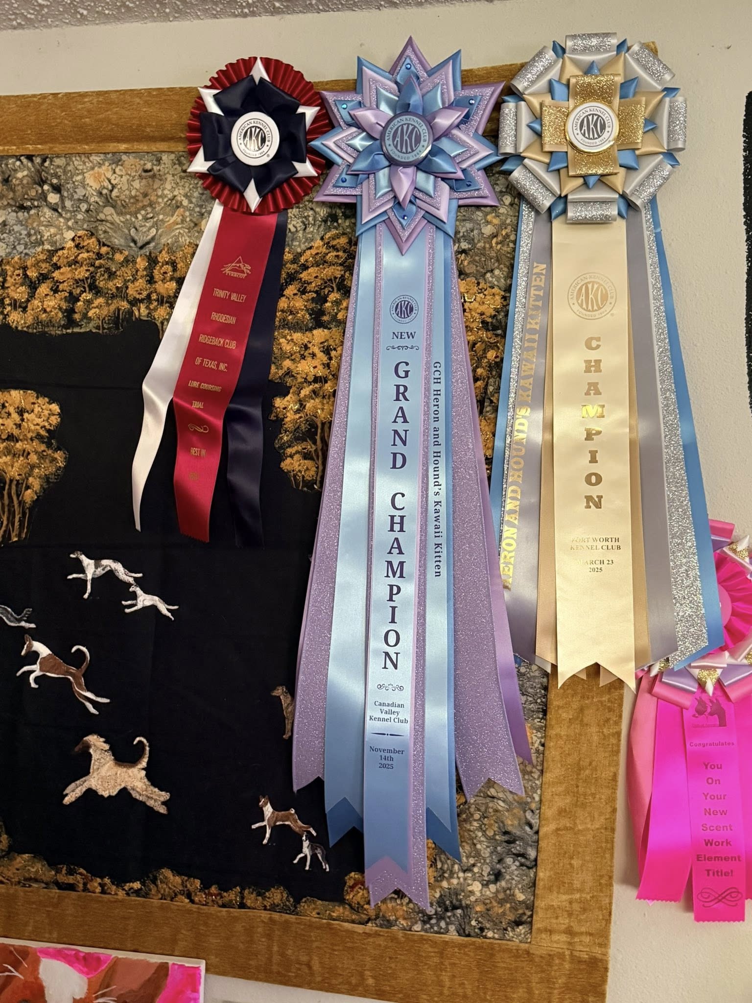 ROSETTE - "Vienne" - Studio Finished Rosette - 9" x 28"