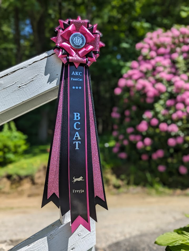 ROSETTE - "Indigo" - Studio Finished Rosette - 7" x 20"