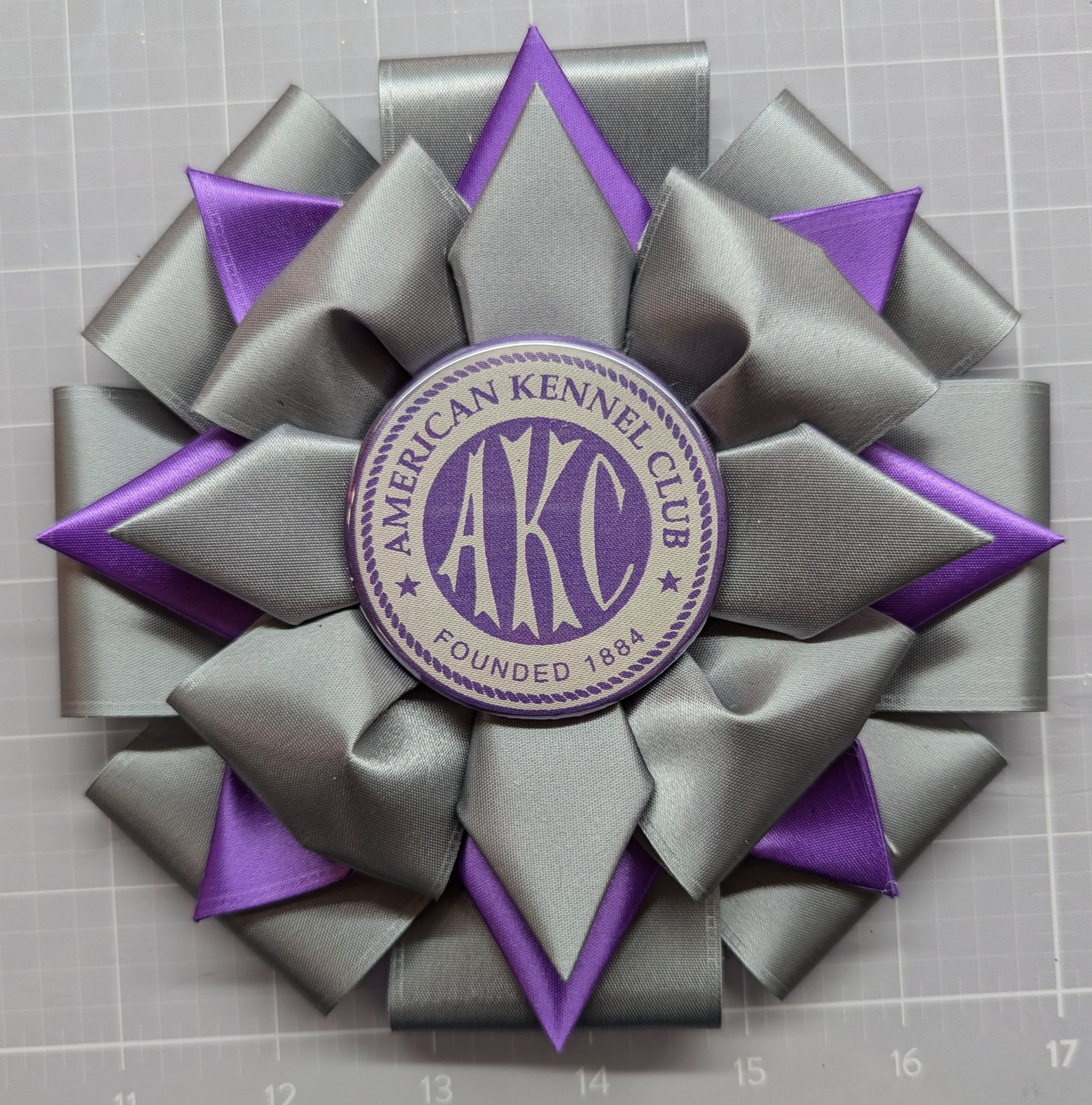 ROSETTE - "Juniper" - Studio Finished Rosette - 6" x 18"