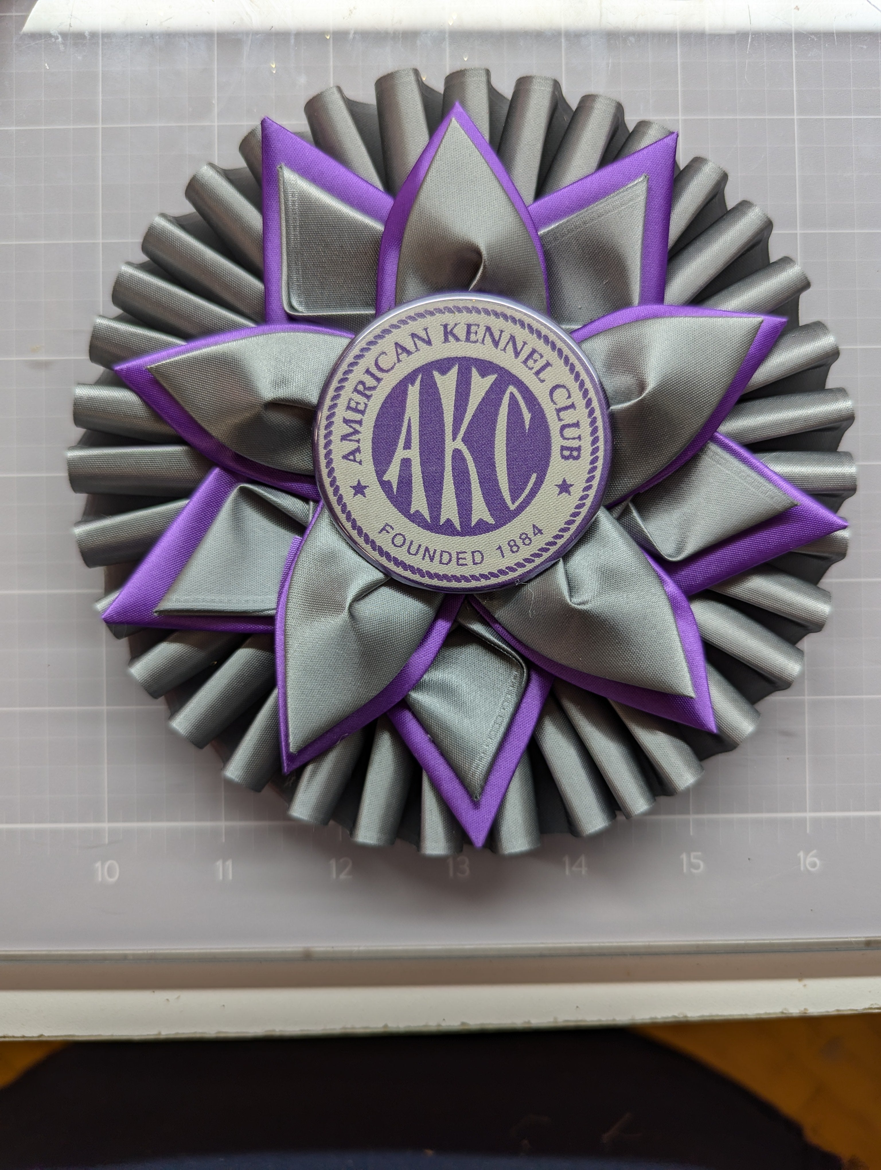 ROSETTE - "Coco" - Studio Finished Rosette - 6" x 18"