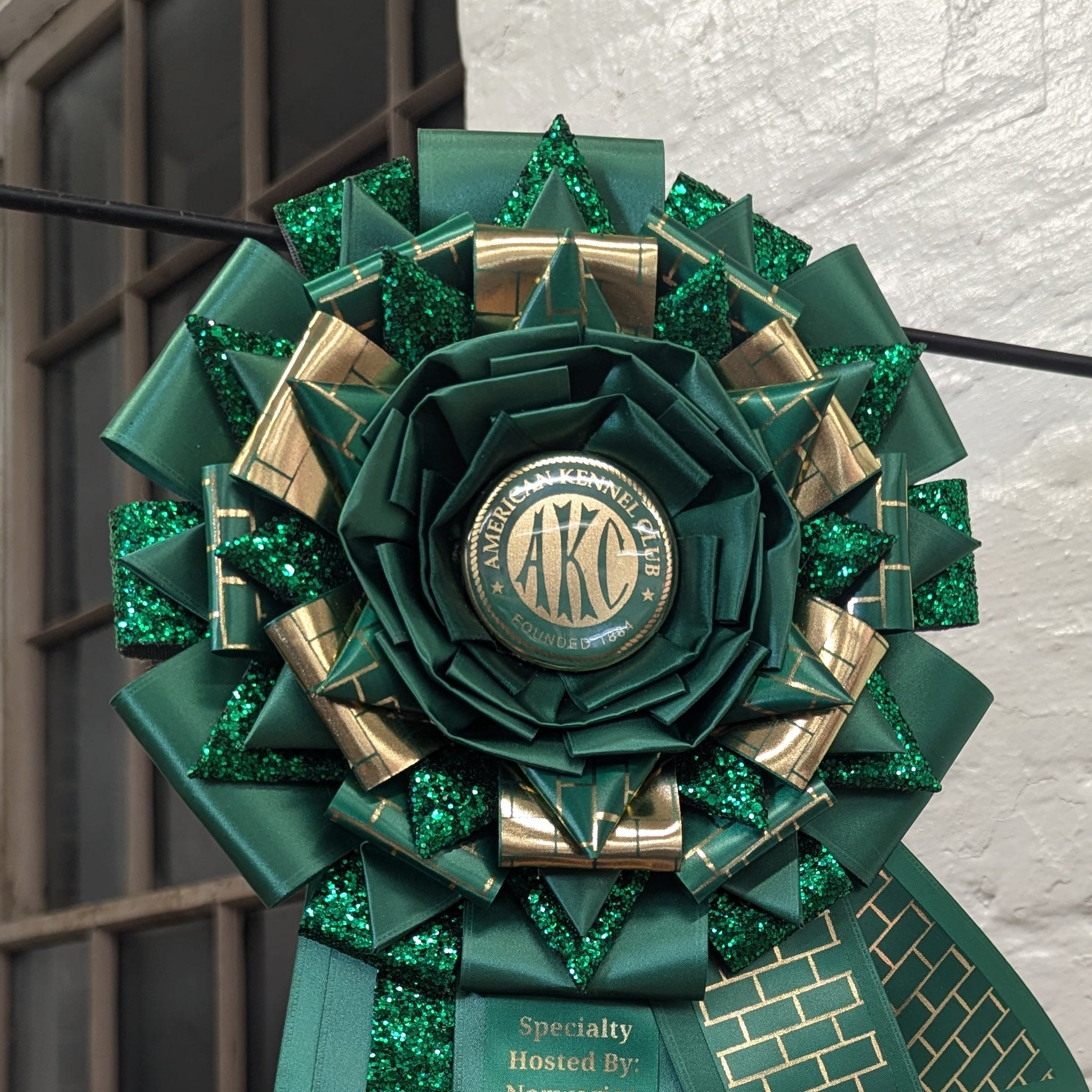 ROSETTE - "Henry" - Studio Finished Rosette - 10" x 30"