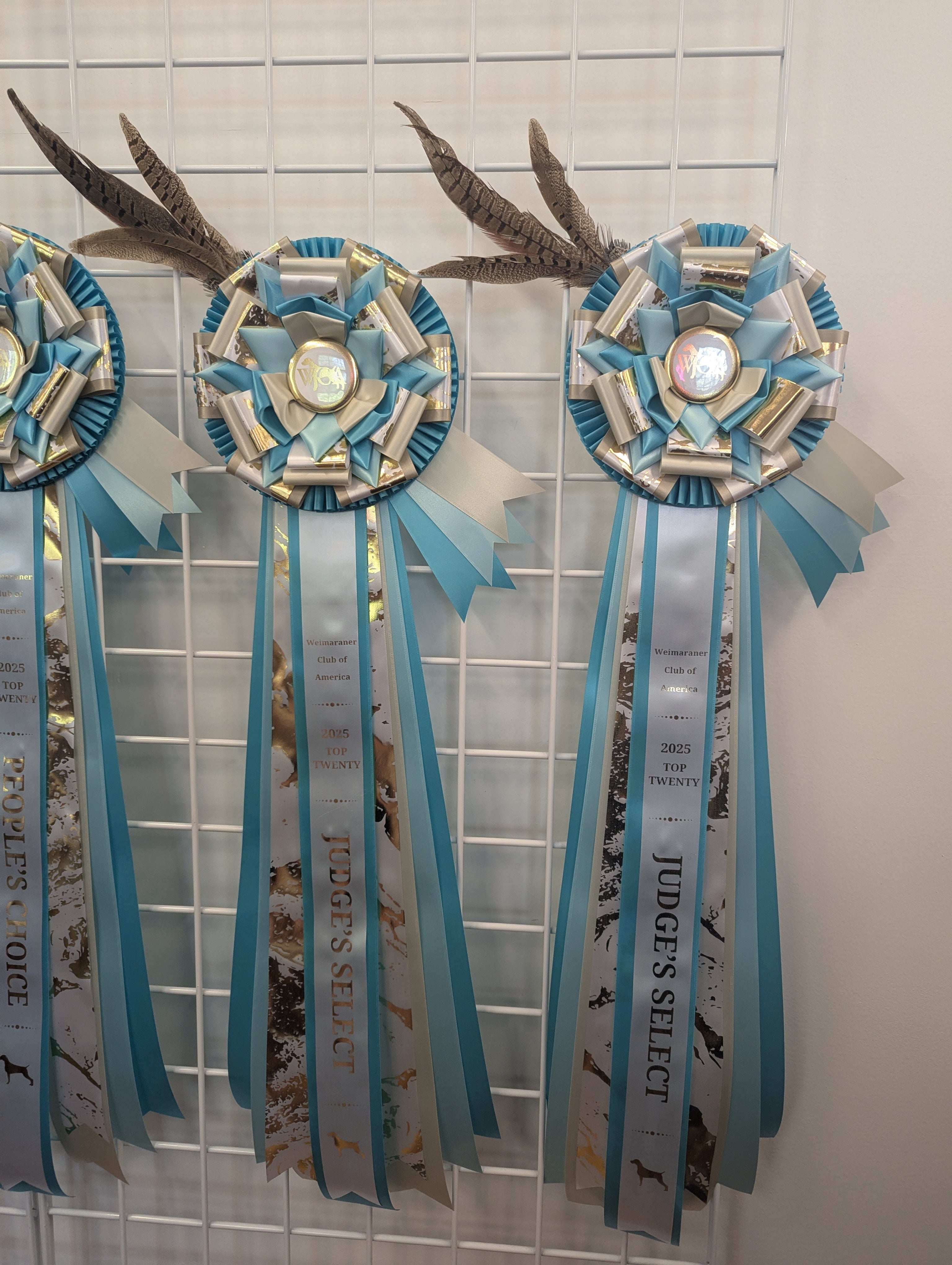 ROSETTE - "Cleo" - Studio Finished Rosette -  8" × 24", 10" x 30"