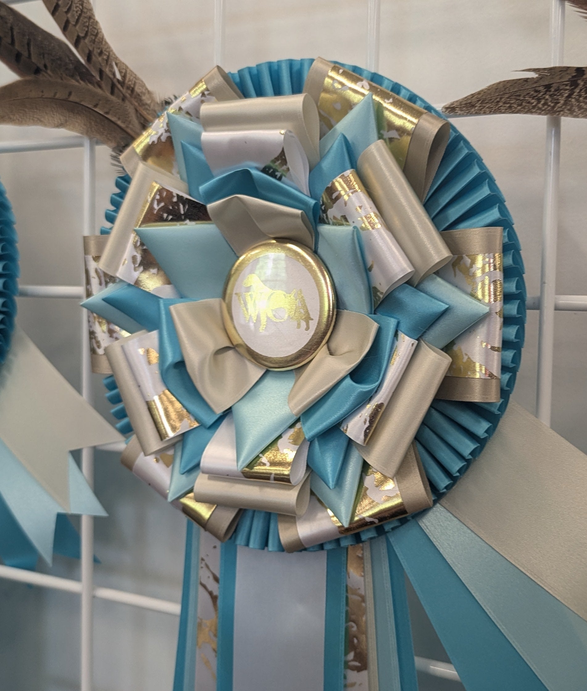 ROSETTE - "Cleo" - Studio Finished Rosette -  8" × 24", 10" x 30"