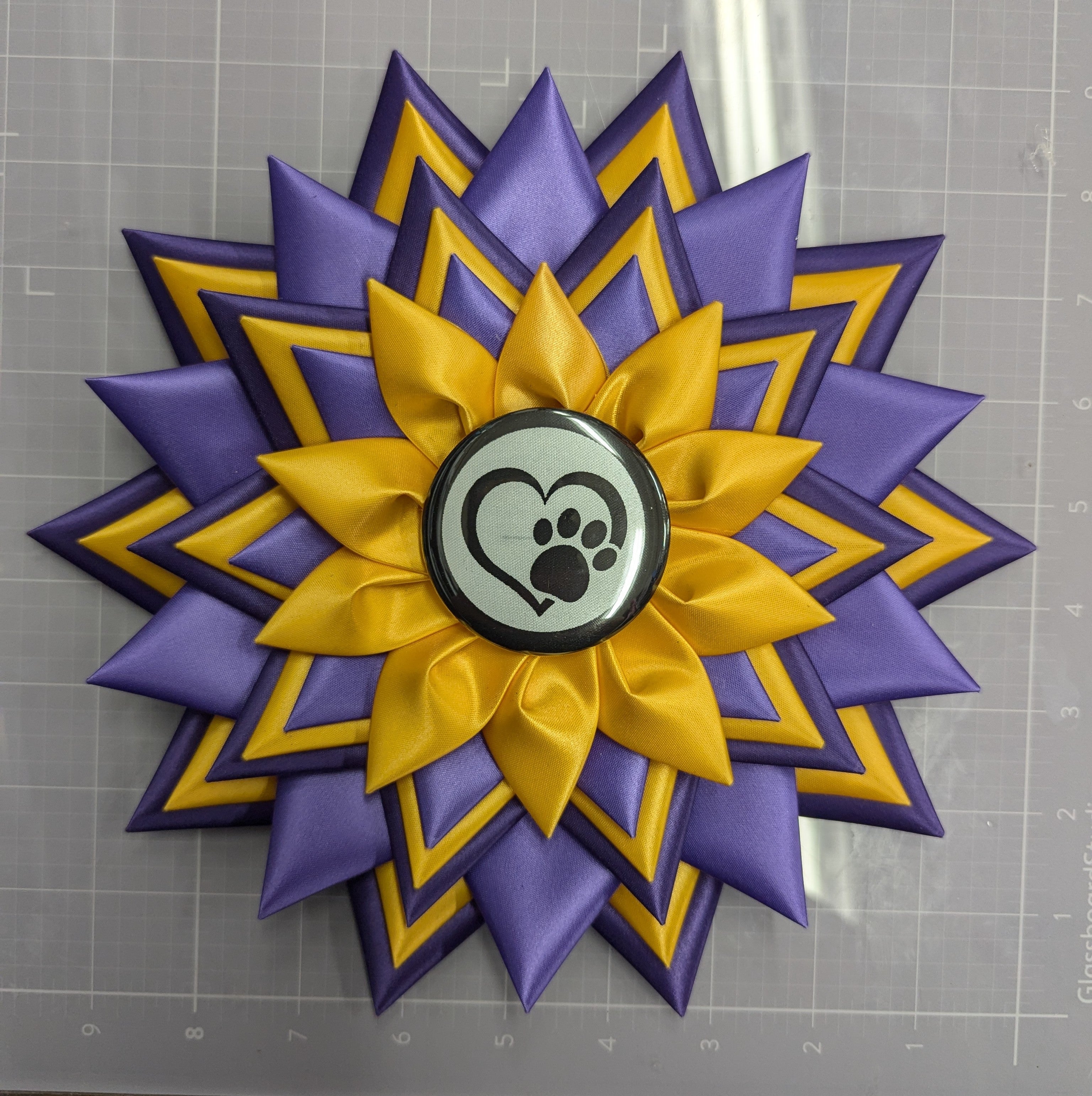 ROSETTE - "Yuki" - Studio Finished Rosette - 10"x30"