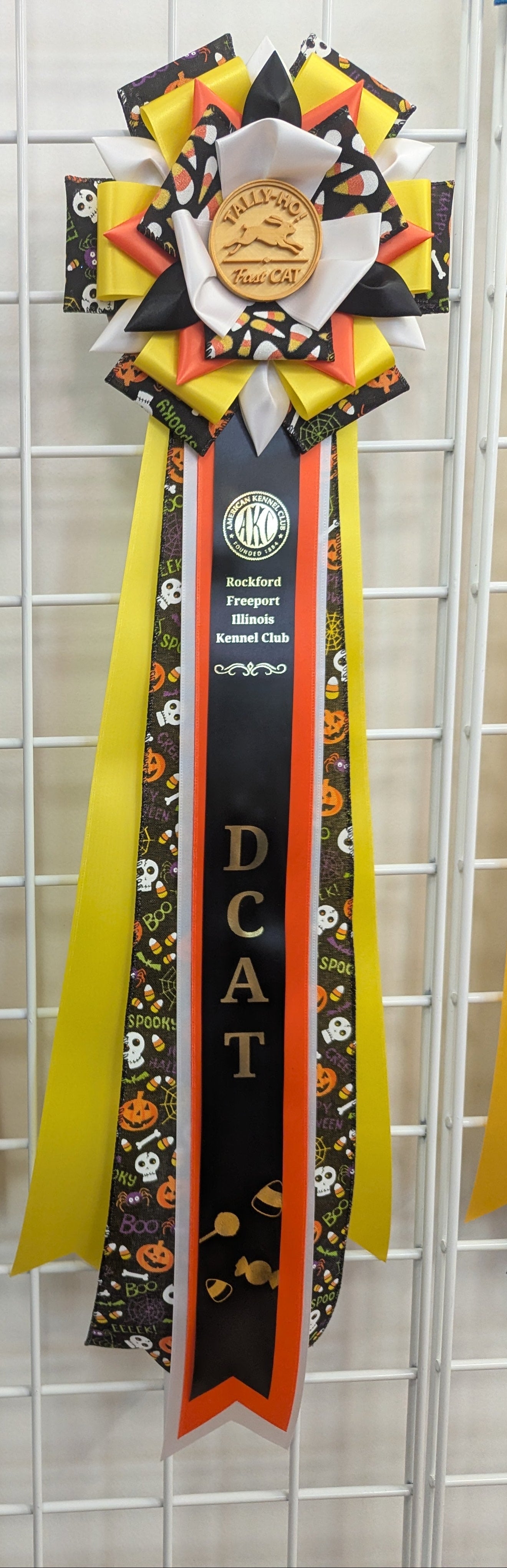 FEATURED:  ROSETTE - "Flora" - Studio Finished Rosette or Digital Instructions - 8.5"x24", 7.5x22", 6.5x18