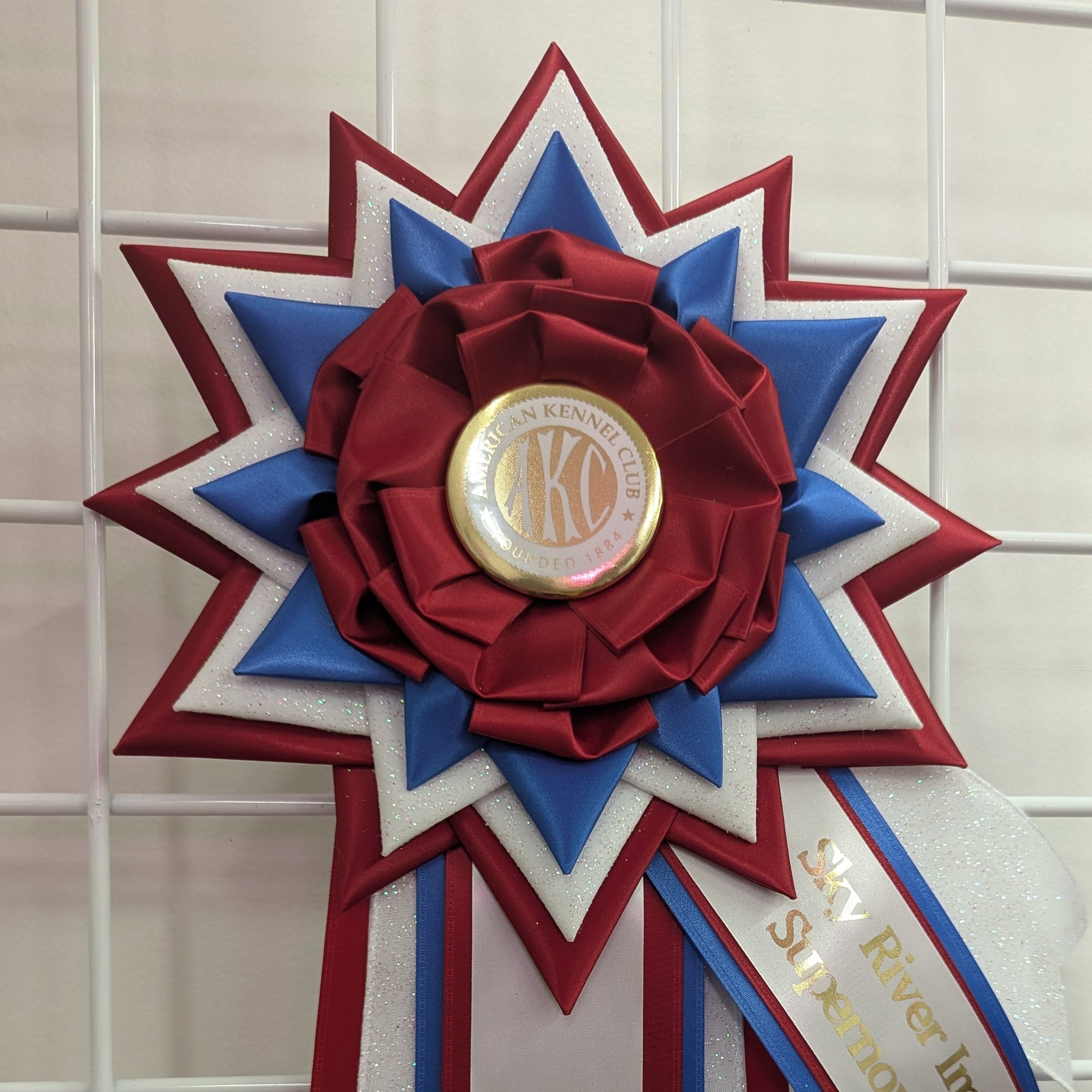 ROSETTE - "Zara" - Studio Finished Rosette - 9" x 28"