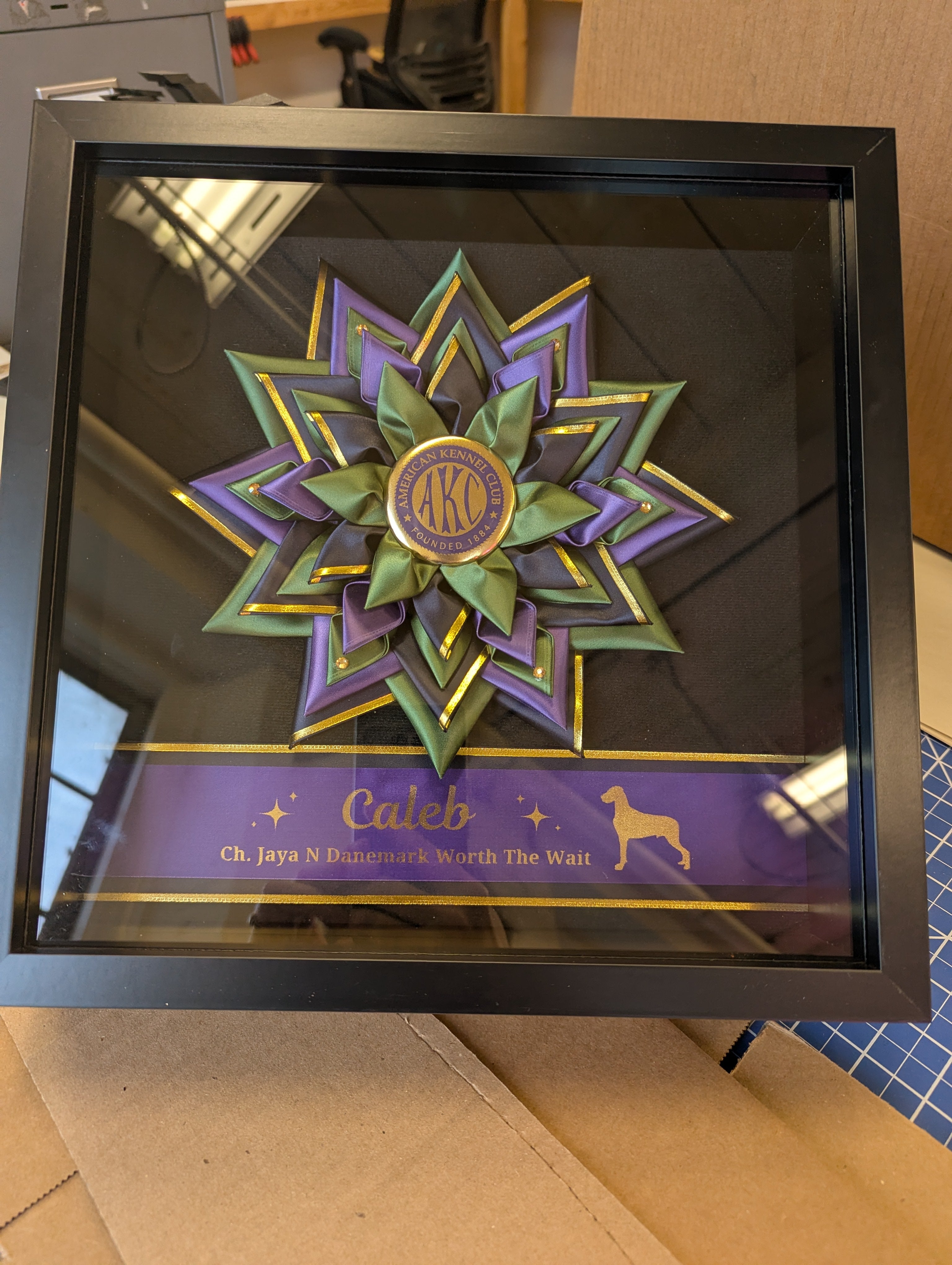 RIBBON - Foil-Edge Rosette Ribbon — Continuous Rolls (Gold or Silver Edge)