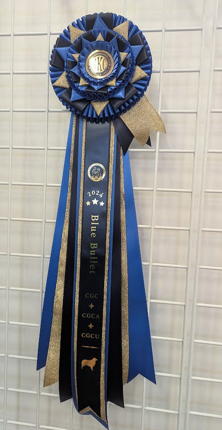 ROSETTE - "Alice" - Studio Finished Rosette - 8.5" x 26"