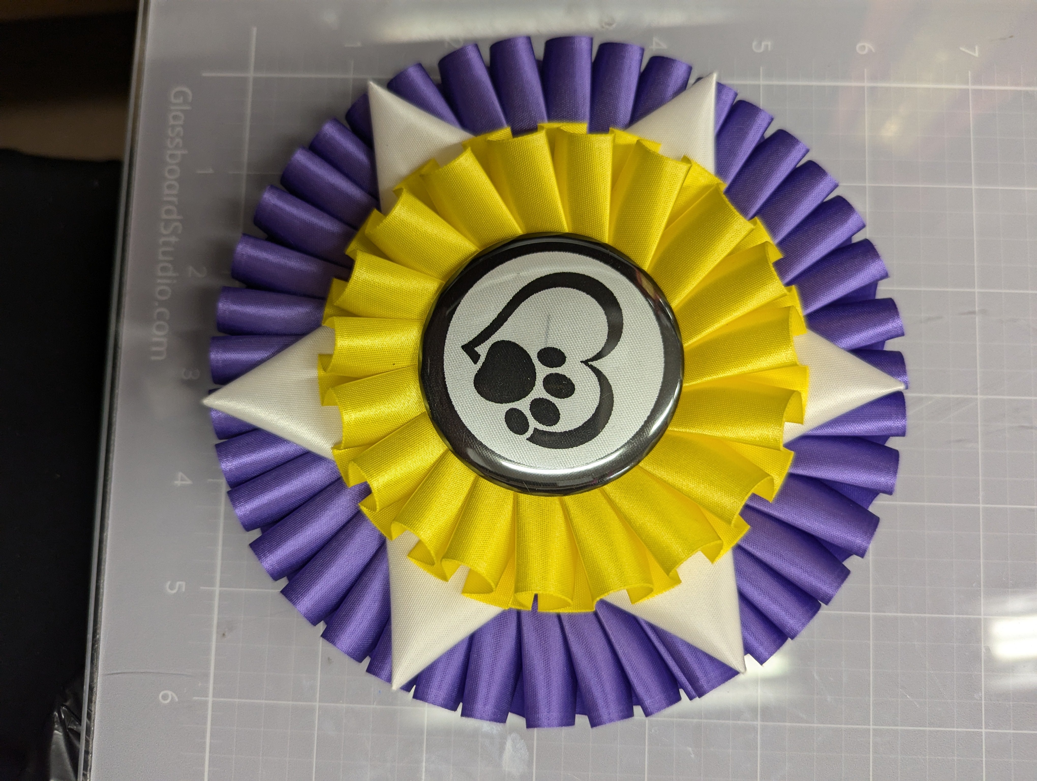 Bargain Basement - purple, white, and yellow Lilly Prototype (#7A)