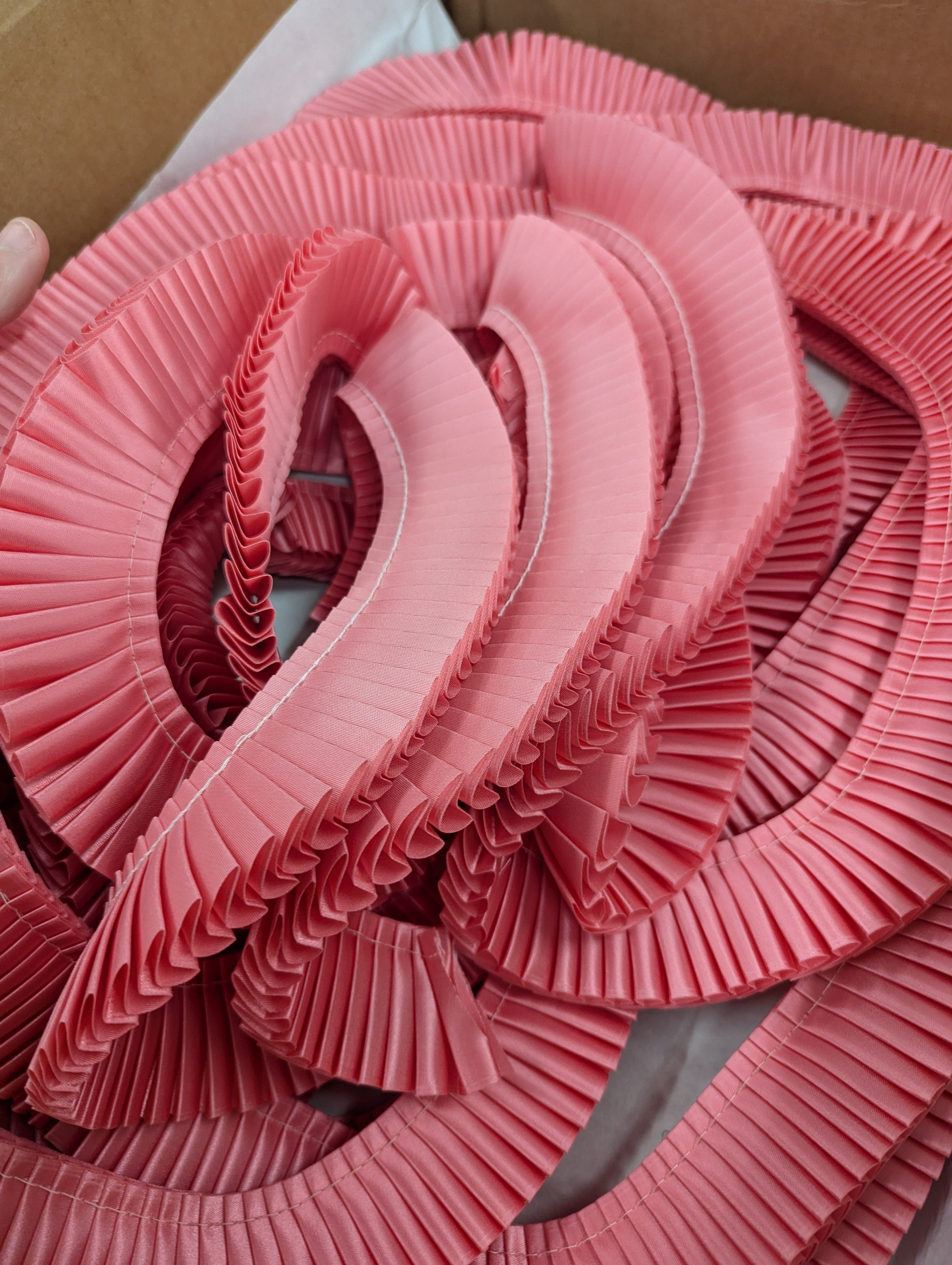 Ruffle Material  - 1.5" wide