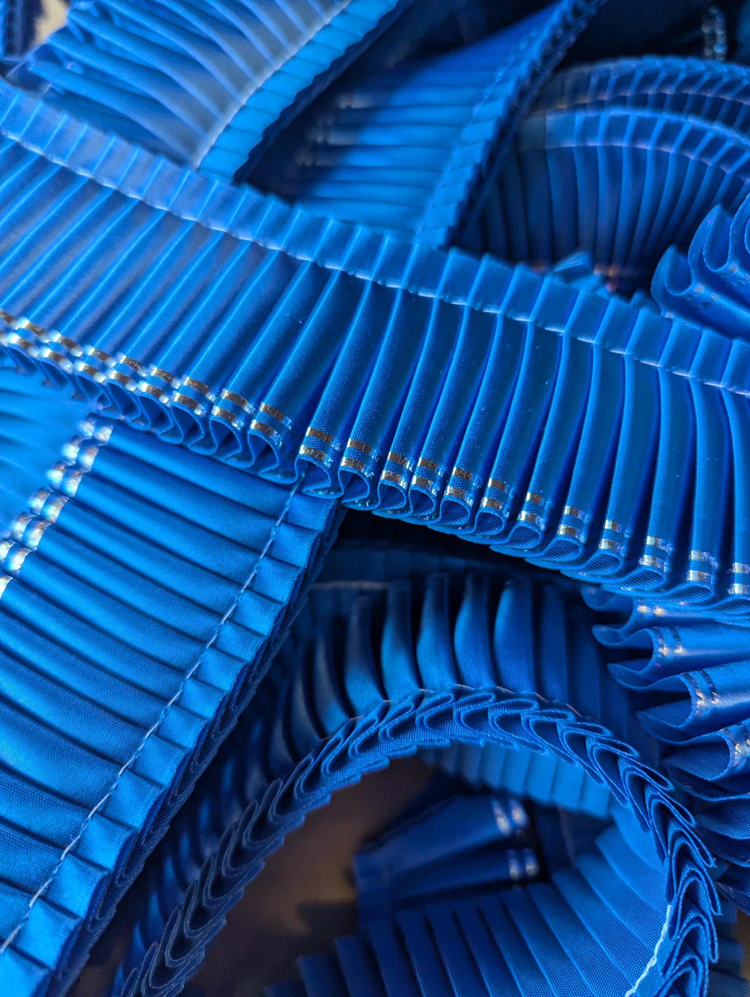 Ruffle Material - Galaxy Edge Pleating
