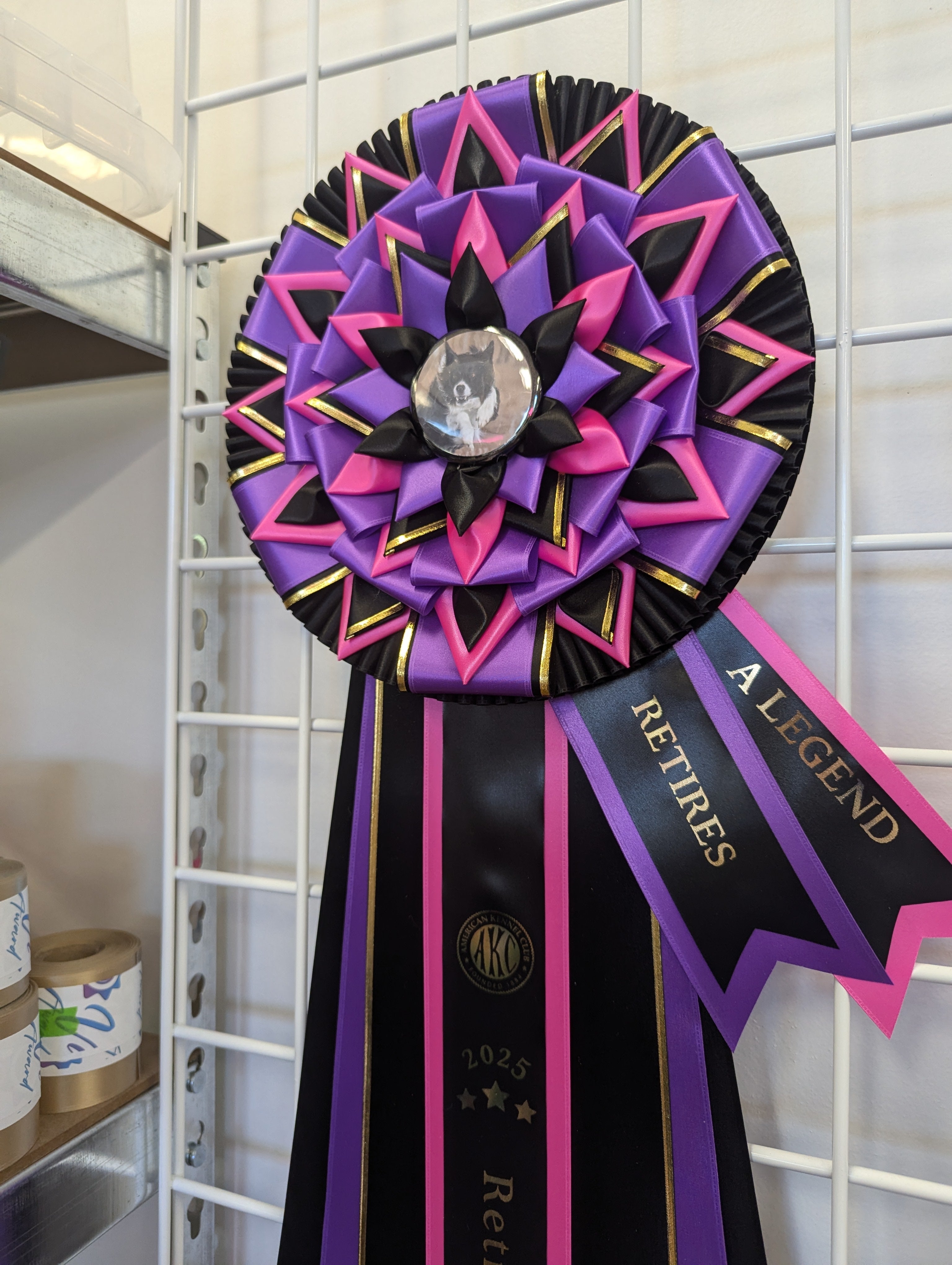STREAMER - Custom Foil Printed Side Tab – Designed for Rosettes